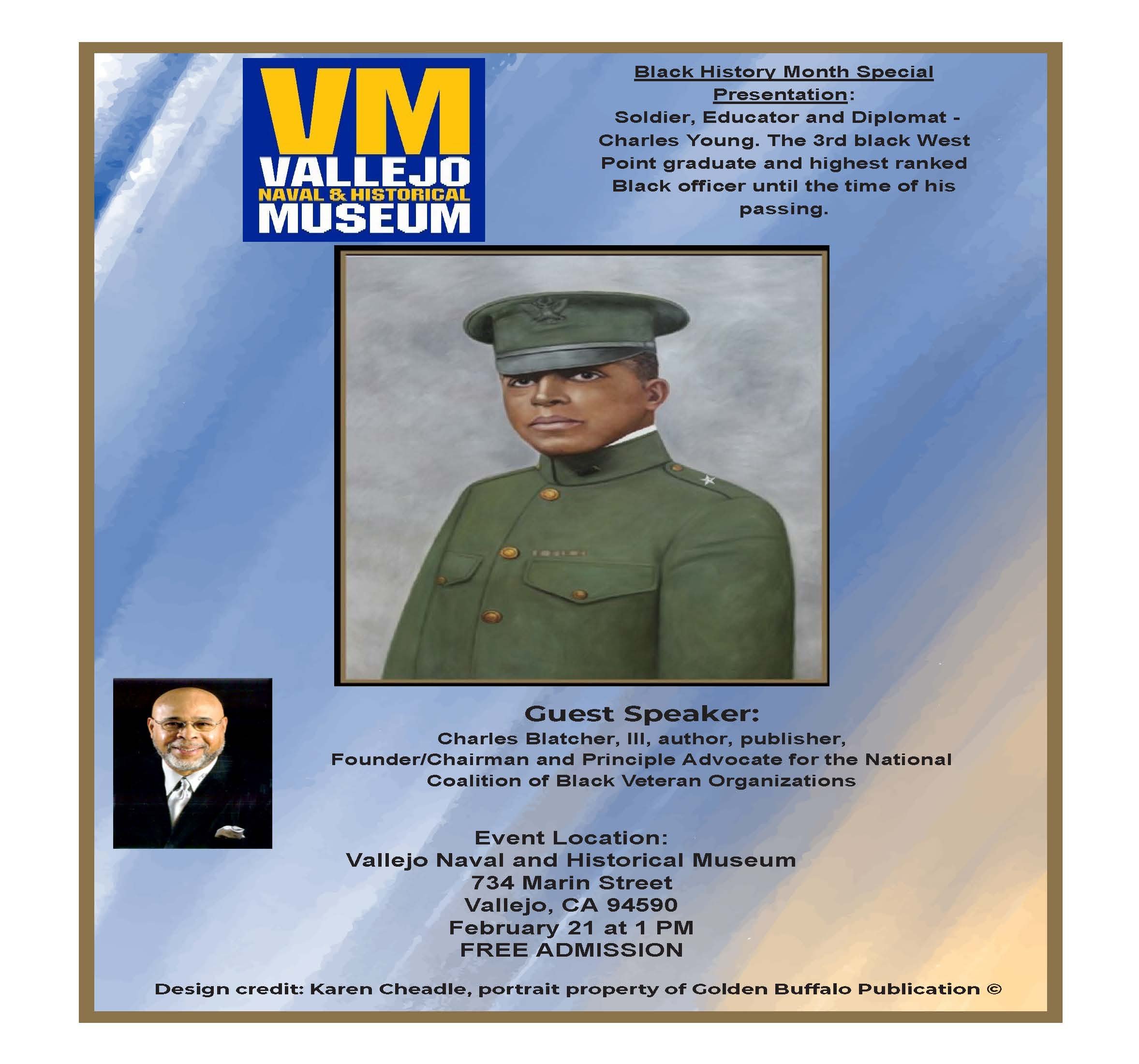 Black History Month Special Presentation: Soldier, Educator and Diplomat Charles Young
