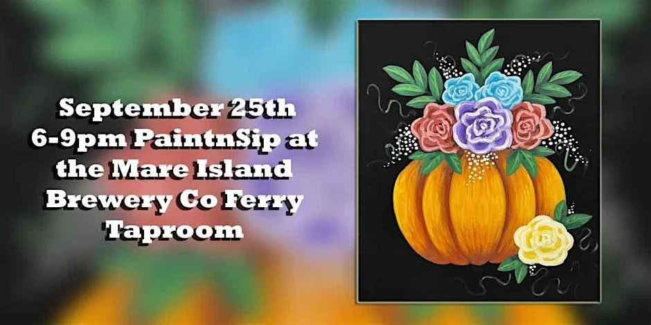 Pumpkin Paint 'n Sip