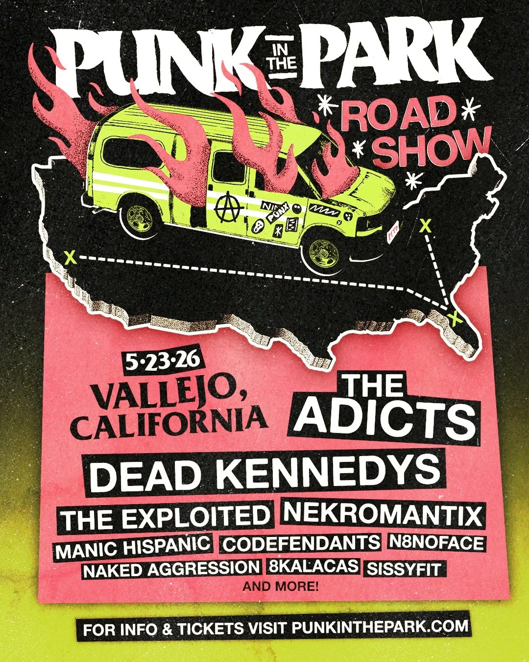Punk in the Park Road Show: The Adicts, Dead Kennedys & More