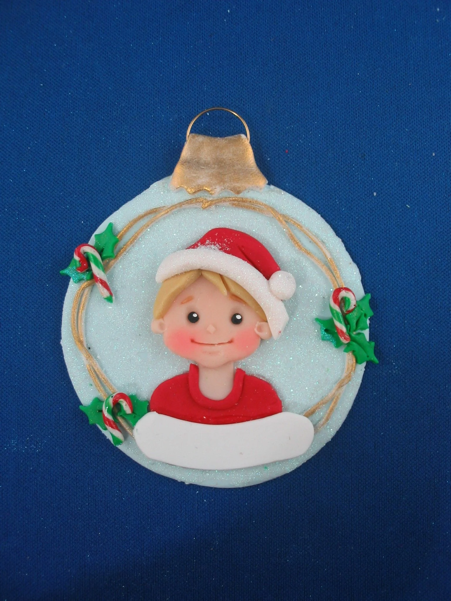 Girl with blonde
 hair ornament