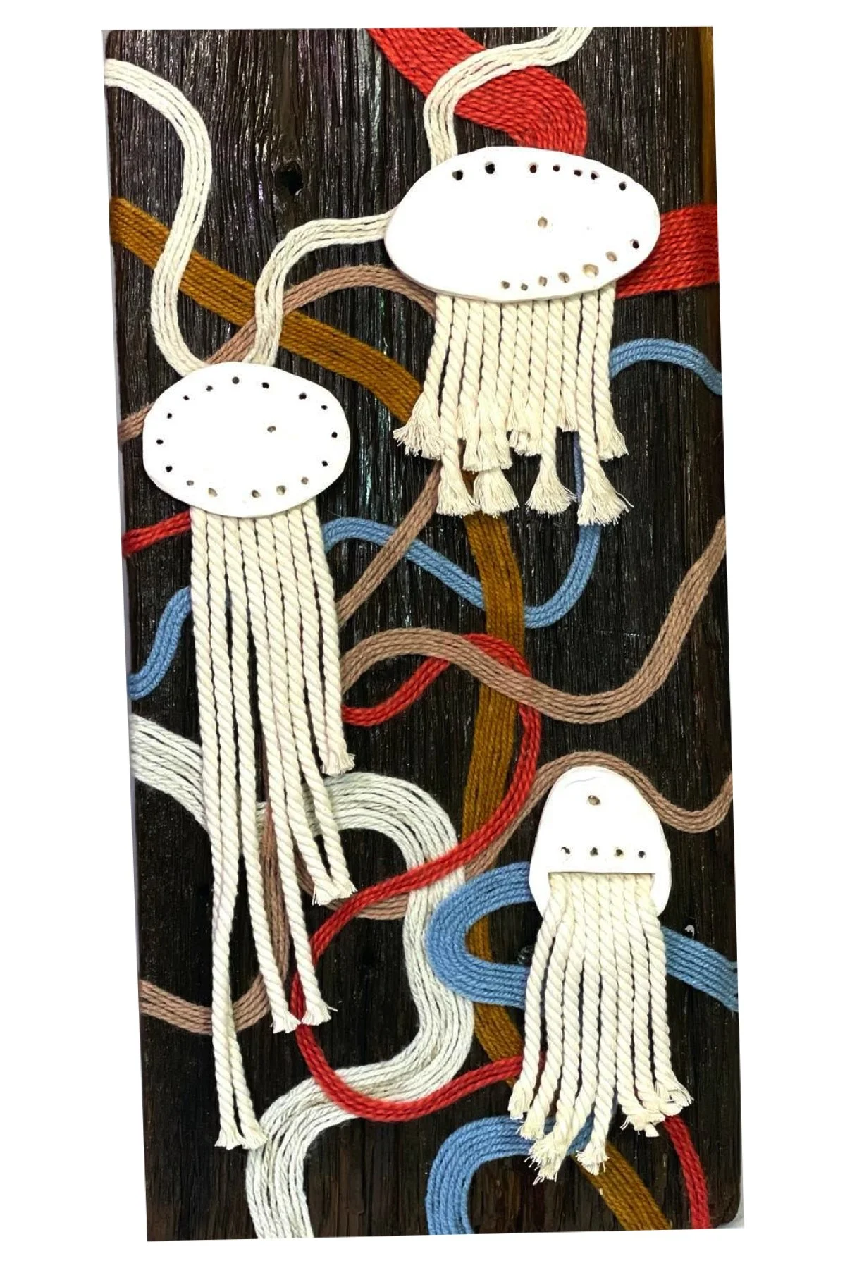 "Family Portrait"
Mixed Media on Wood Panel, 9" x 19"
$175