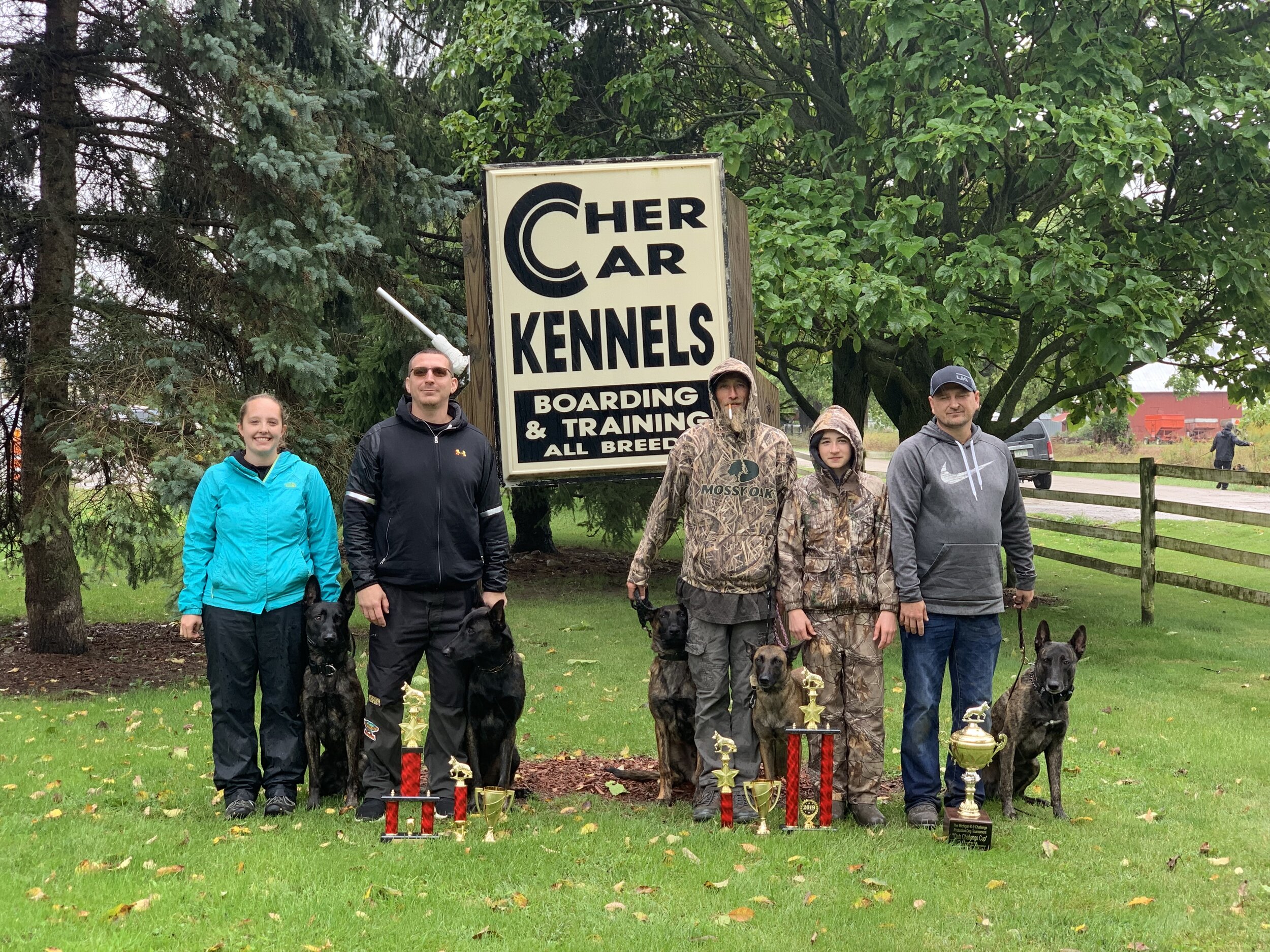 Backwoods K9 Michigan K9 Challenge Club Trophy Winners September 2019