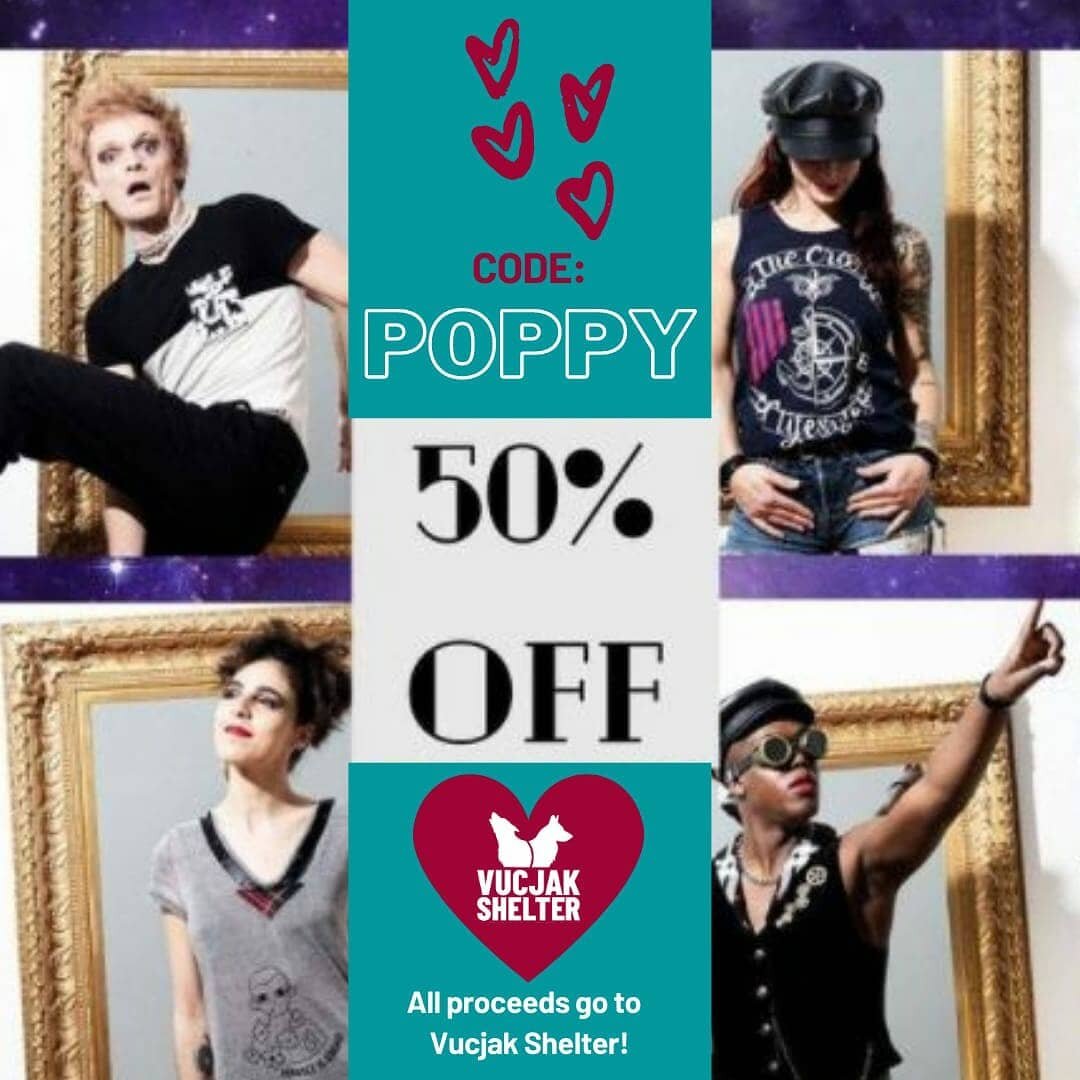 For the month of February, one of our favourite animal-loving, artist friends @puppyundpoppy are offering 50% off when you visit their online shop and use code ⚡POPPY⚡&ndash;100% of the profits will go to the animals @vucjakshelter ! 🐾🐕💜🐱

They h