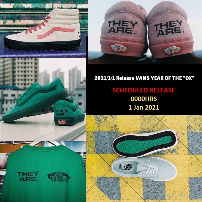 VANS x THEY ARE 'Year of the Ox 2021 