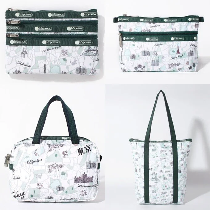 Japan Limited Edition Lesportsac Tokyo Map Series Shoppers Co Op