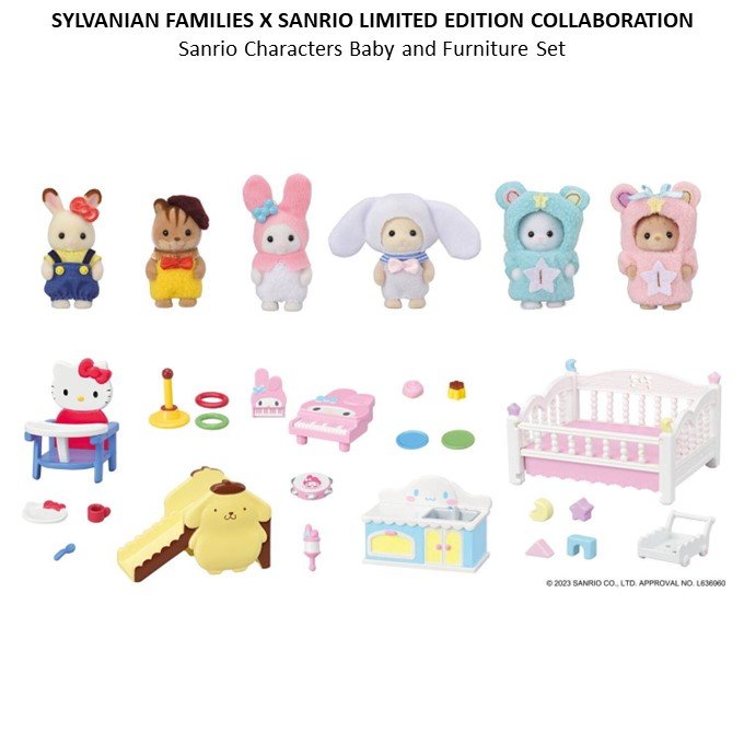 Figurine Sylvanian Families – Bandai 1986 – Vintage – Made In Japan – Neuve