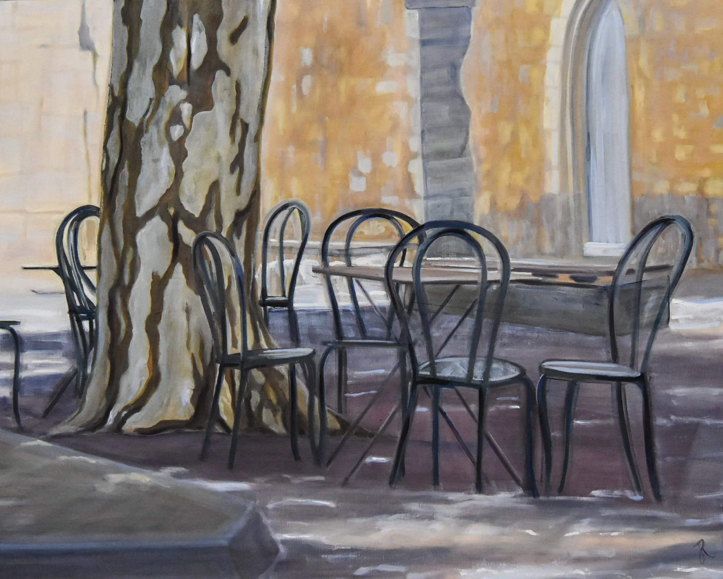The Plane Tree Oil on linen 24" x 30"