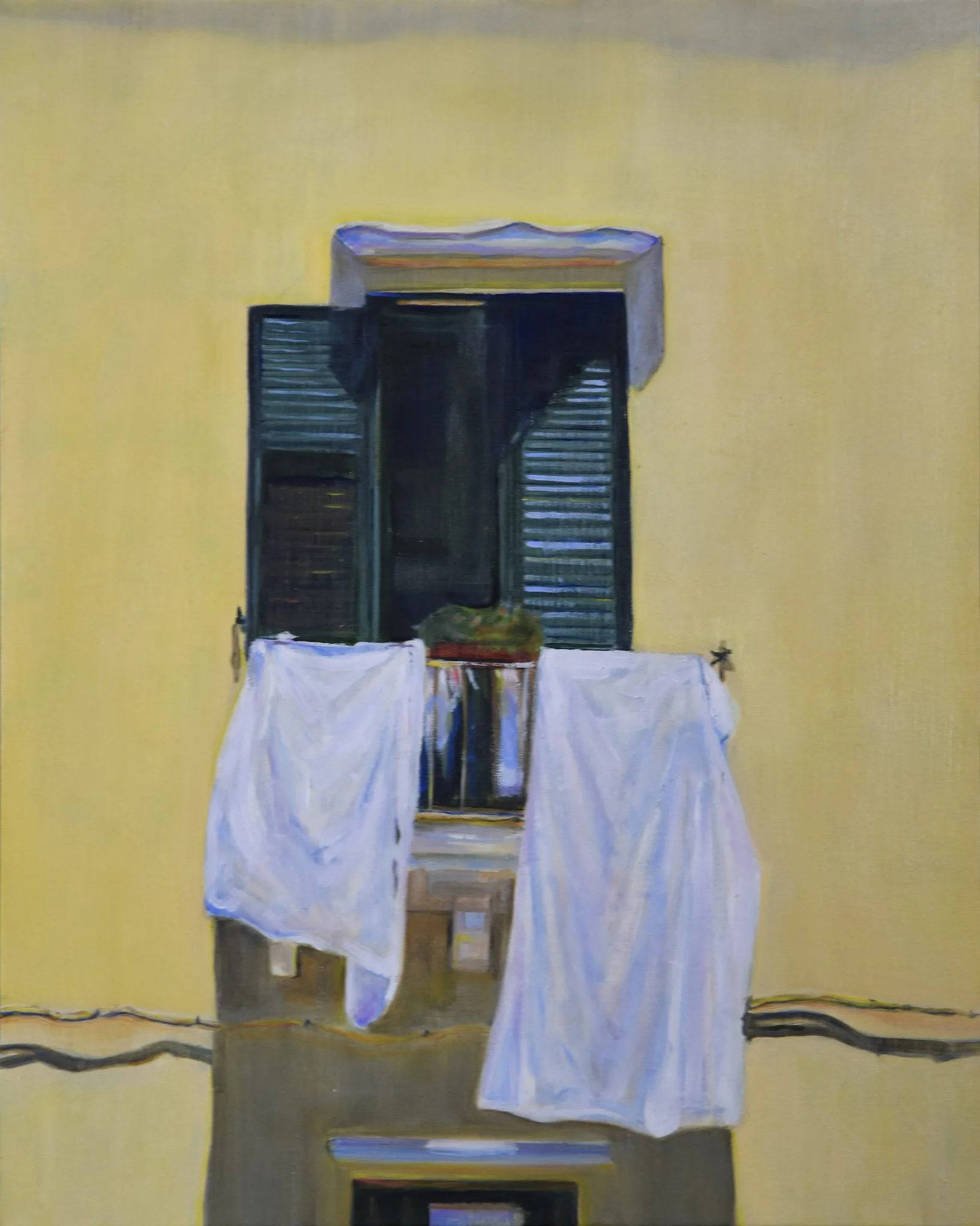 Wash day in Puglia Oil on linen 16" x 20"