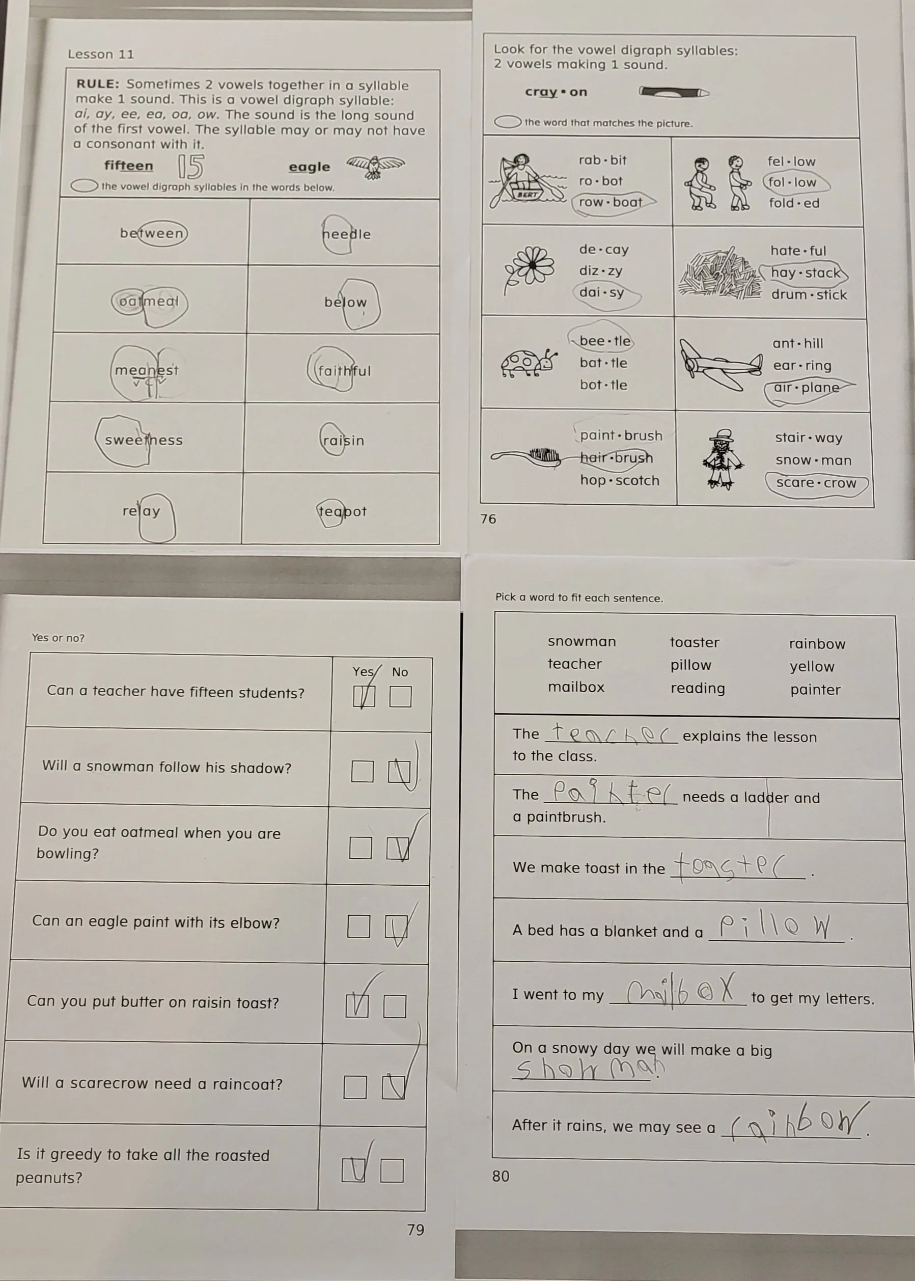 7th Grader finding Nouns and Categorizing Them (2026)