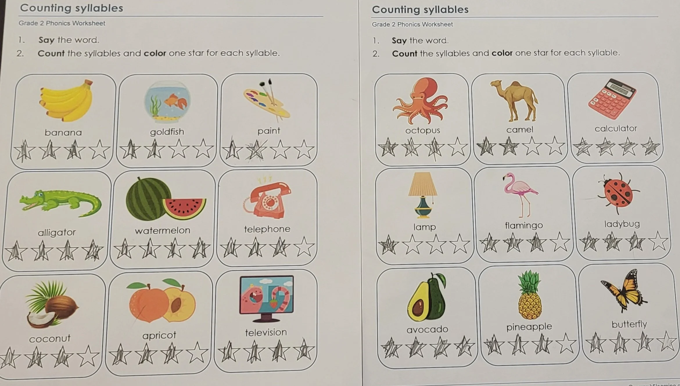 Syllable Counting by a 2nd Grader (2025)
