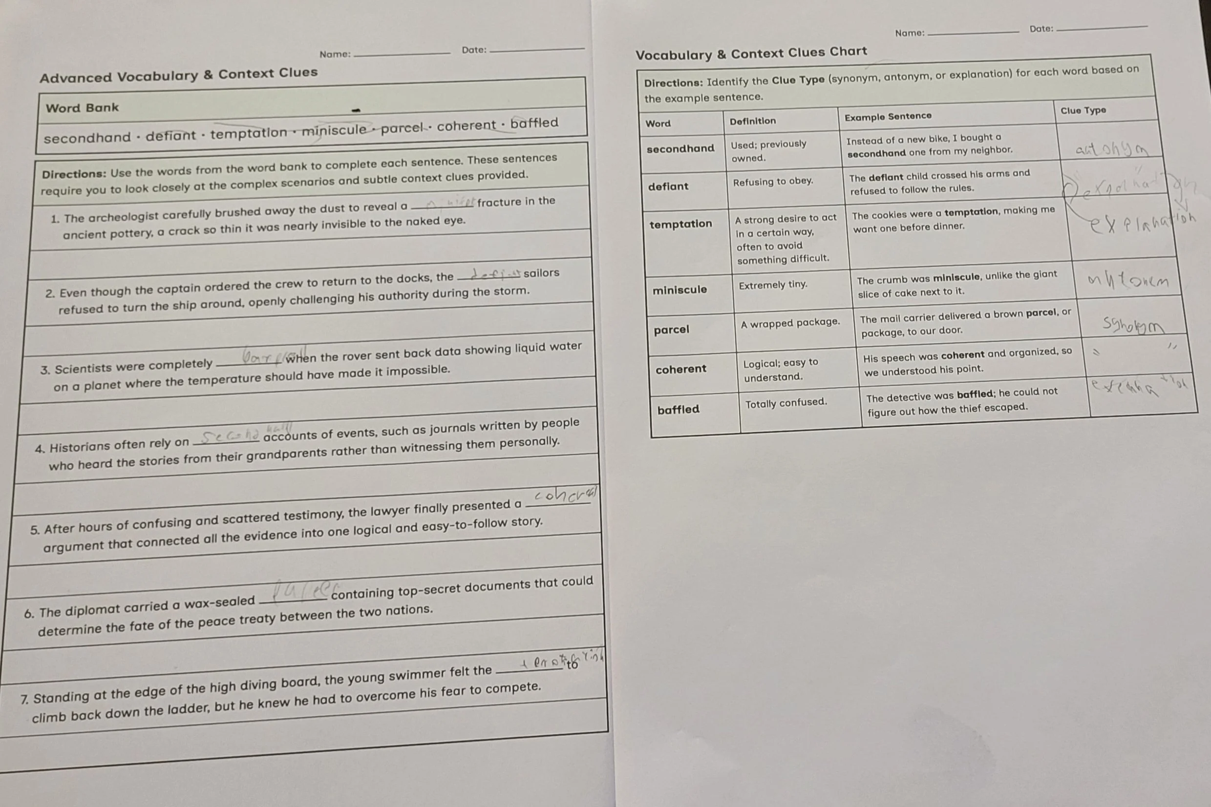 6th Grader Learning About Context Clues and Then Putting it into Practice (2026)