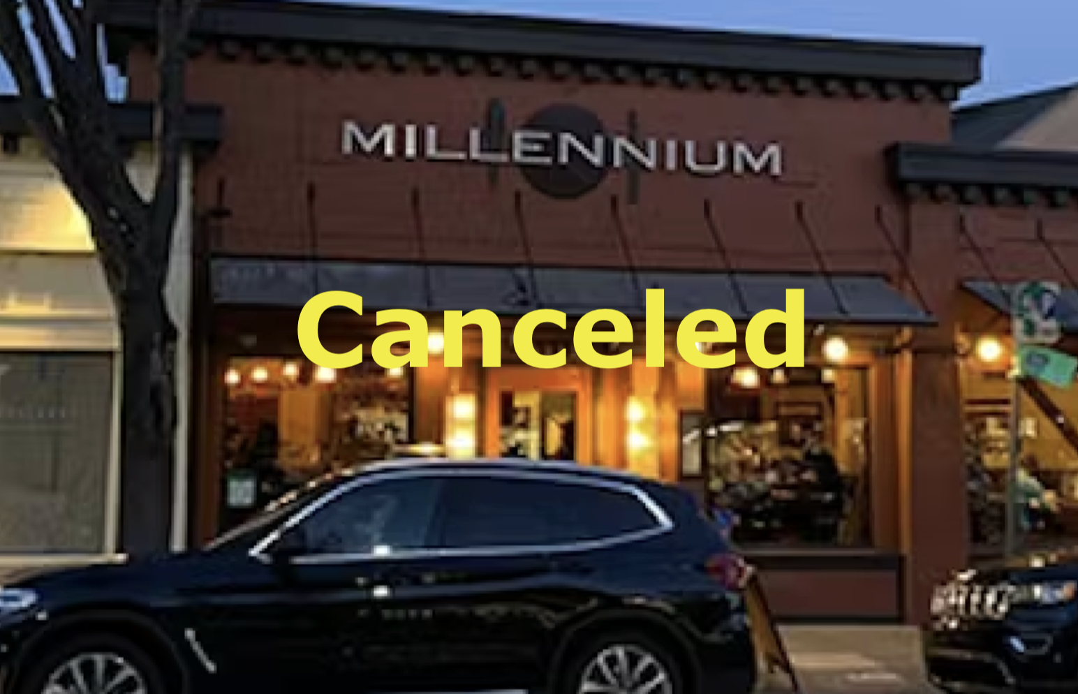 CANCELED-Dinner at Millennium