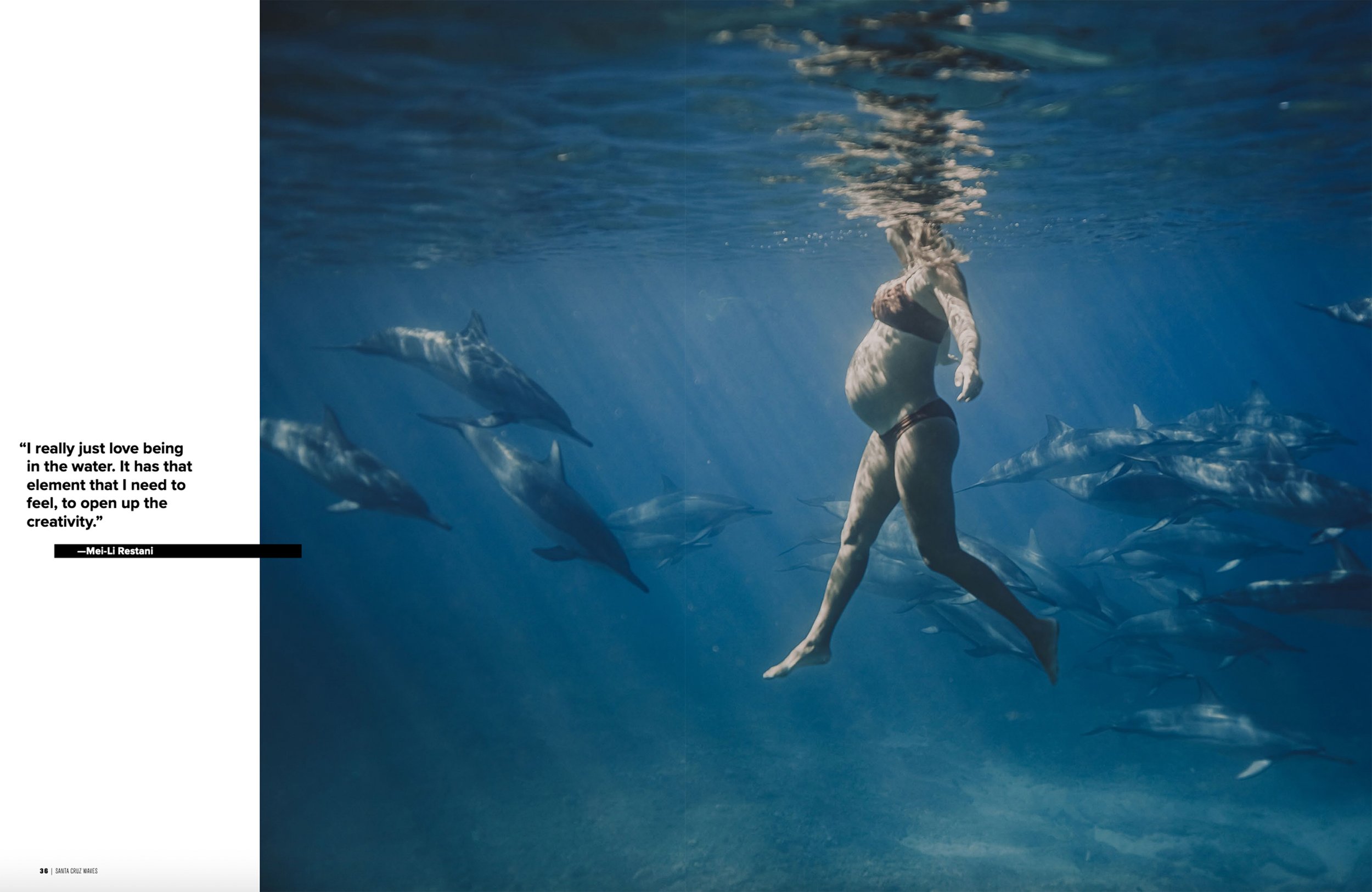 Photographer feature of Mei Li Restani for Santa Cruz Waves