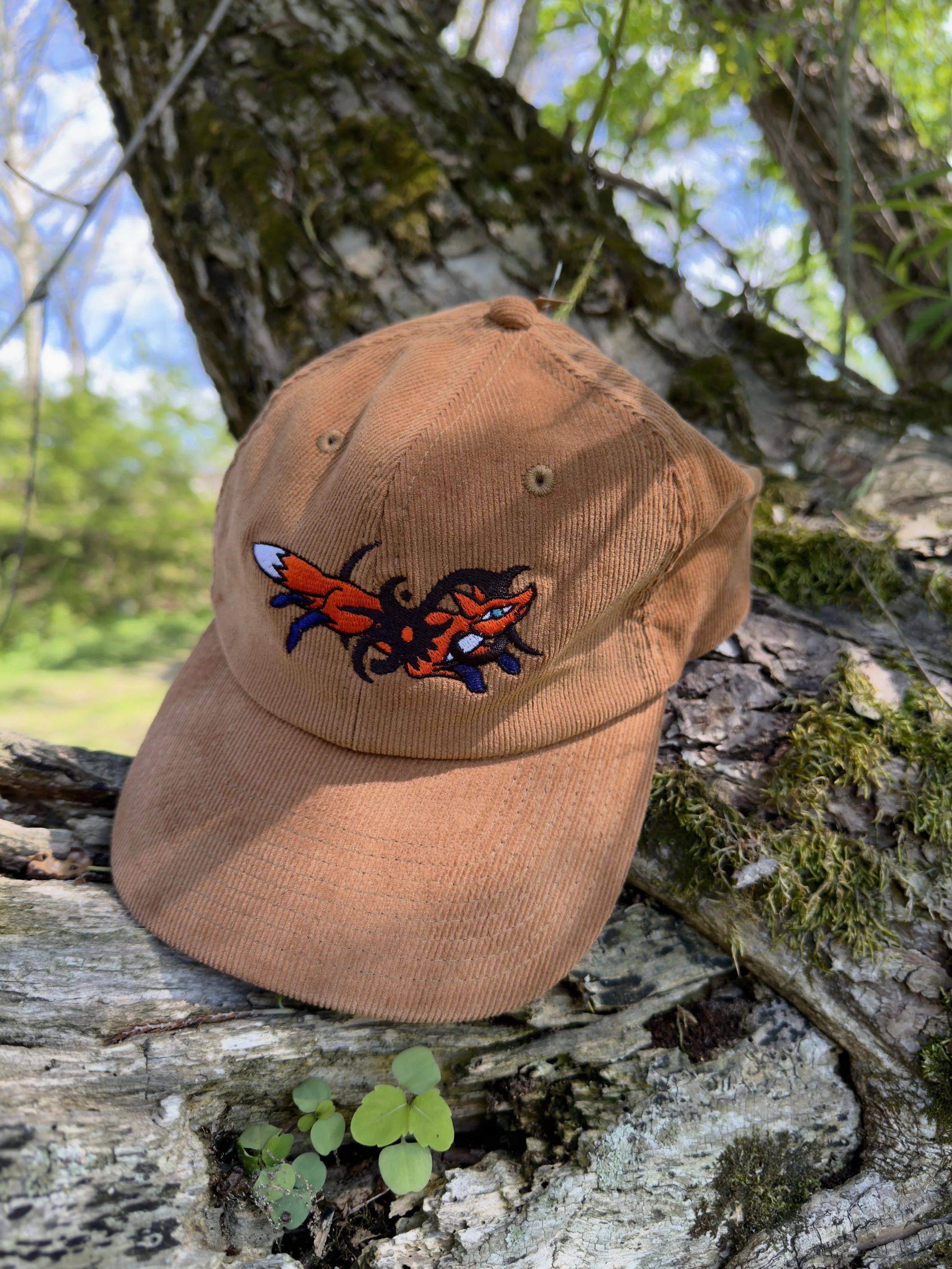 Tribal Fox Corduroy hat