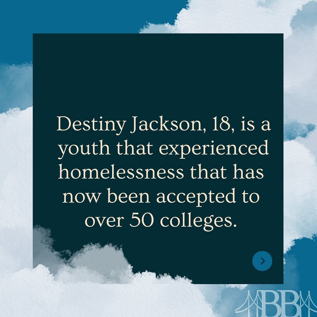 Destiny Jackson is just one of the thousands of youths that has and will experience homelessness. Jackson has demonstrated amazing perseverance in times that no child should go through. To donate to Jackson&rsquo;s GoFundMe visit: http://ow.ly/3GPp50