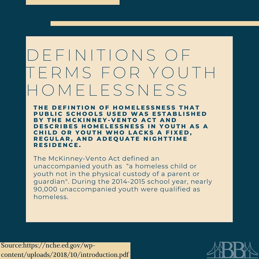 Many people don't realize that homeless children and youth make up a large part of the homeless population or who makes up that population. We need to start recognizing the children that need help and implement change.

#nonprofit #foundation #nfp #N