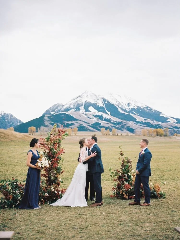 A fall wedding from years past that has remained a forever inspiration in our world. 
.
Featured in @brides earlier this year.
.
We have our VERY LAST event of the year Saturday. It&rsquo;s fall but without saying FALL. It&rsquo;s a beautiful way to 