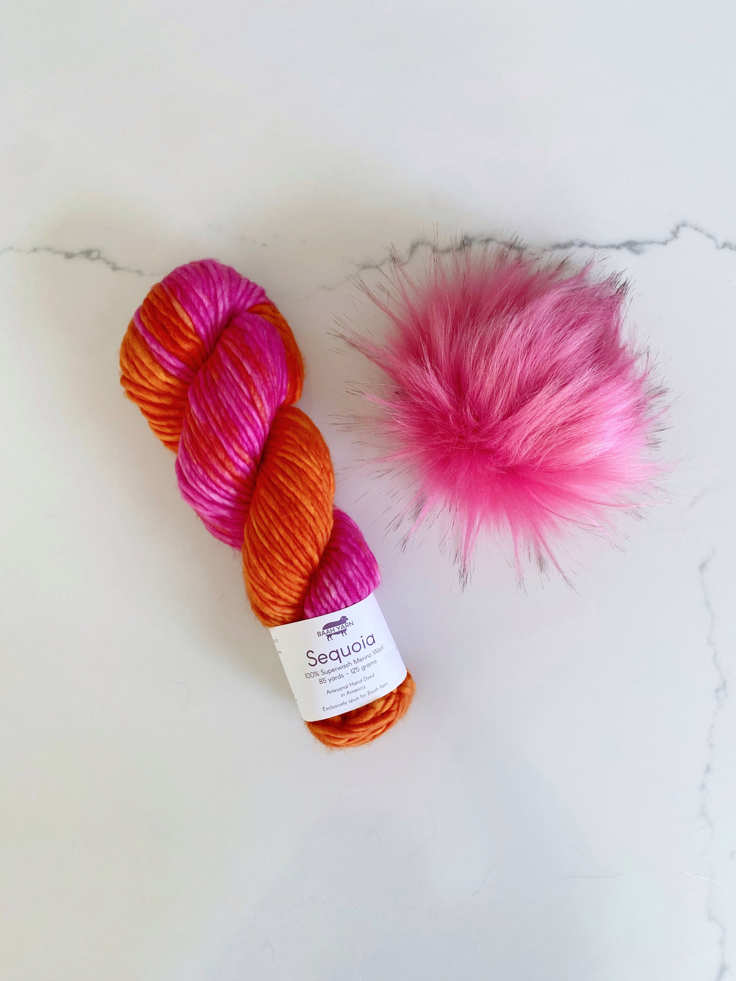 Sequoia in February 25 + Dahlia Pom