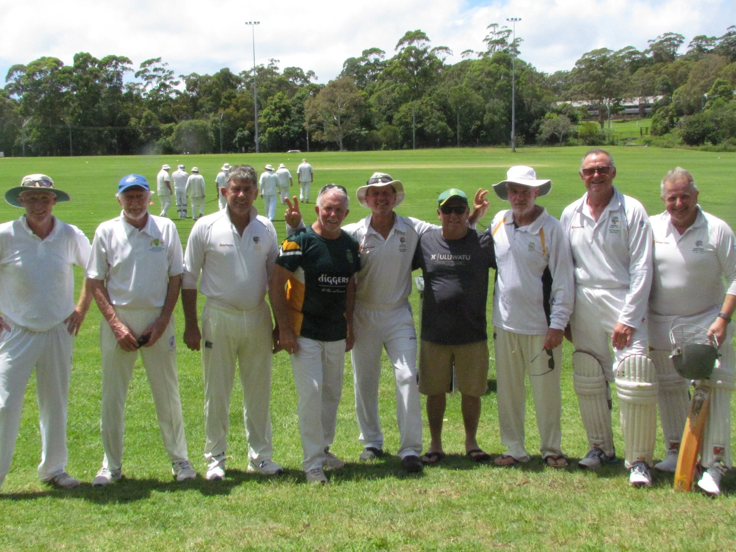 Matcham-Terrigal Cyclones at Duffy's
James Price, Kenny Campbell, Geoff Patterson, Keith Vallis, Andrew Radcliffe, Mick Beal, Greg Lawler, Tony Formby, Peter Pavlovich