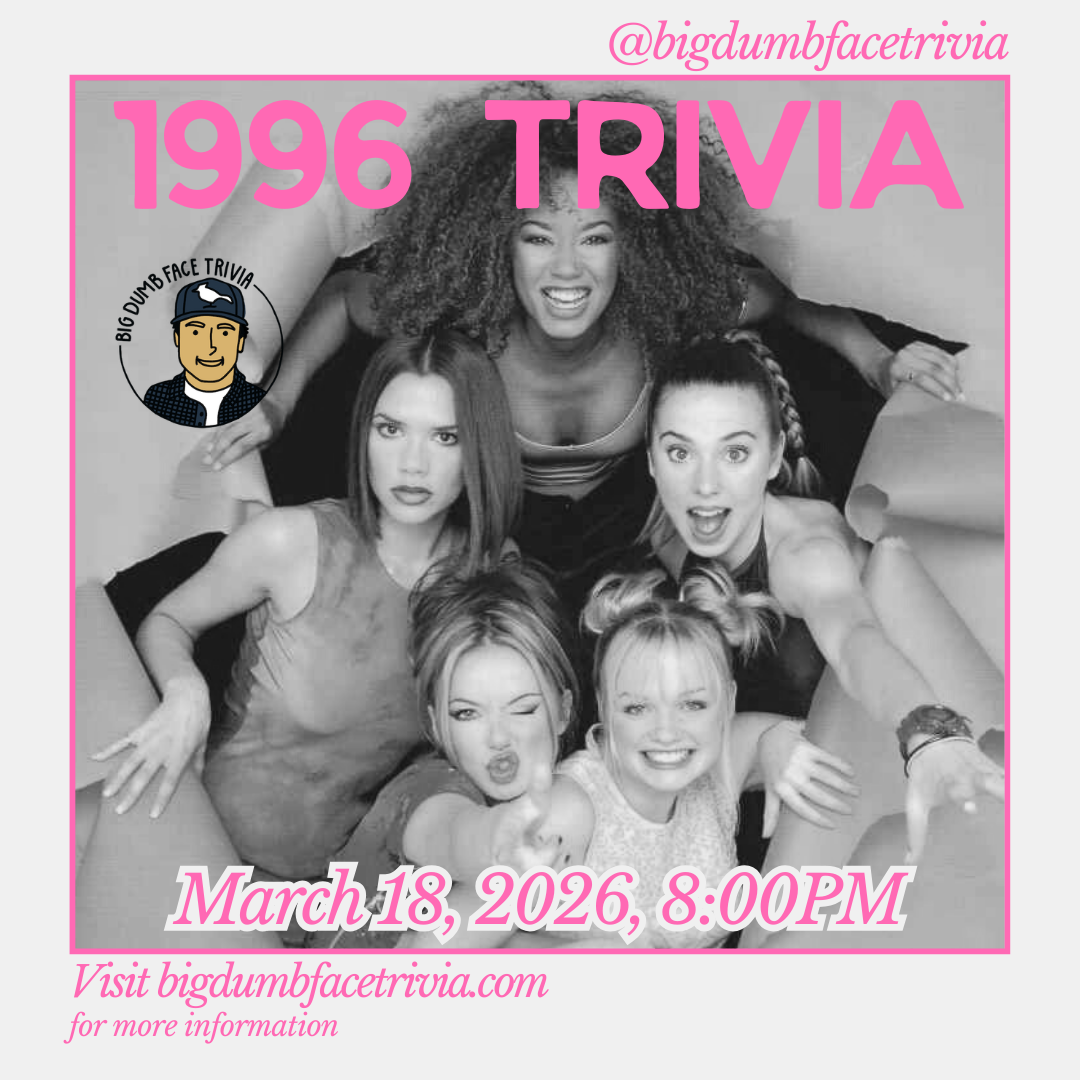 Wednesday Zoom Trivia with Host Adam of Big Dumb Face Trivia