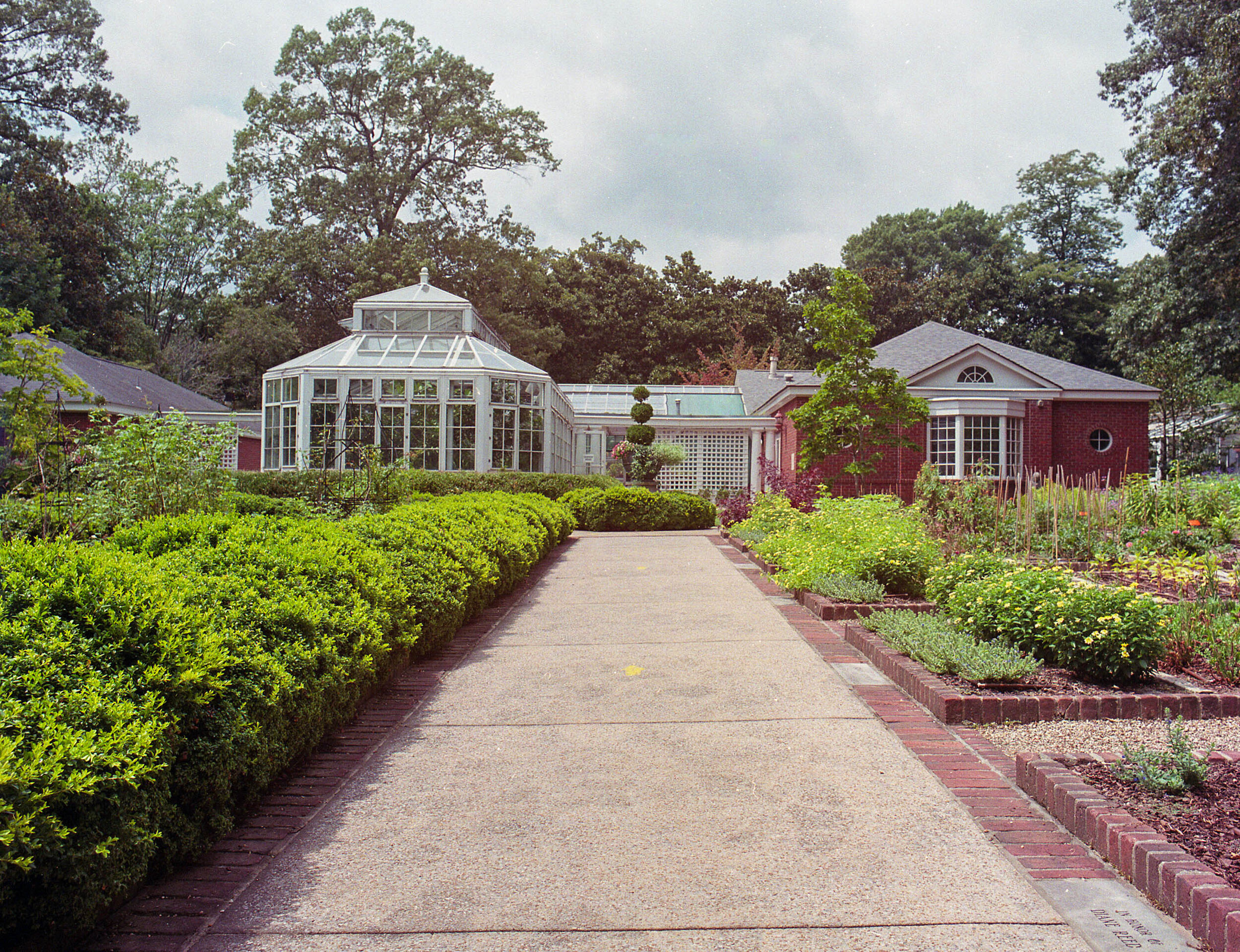 A welcoming path into the gardens.