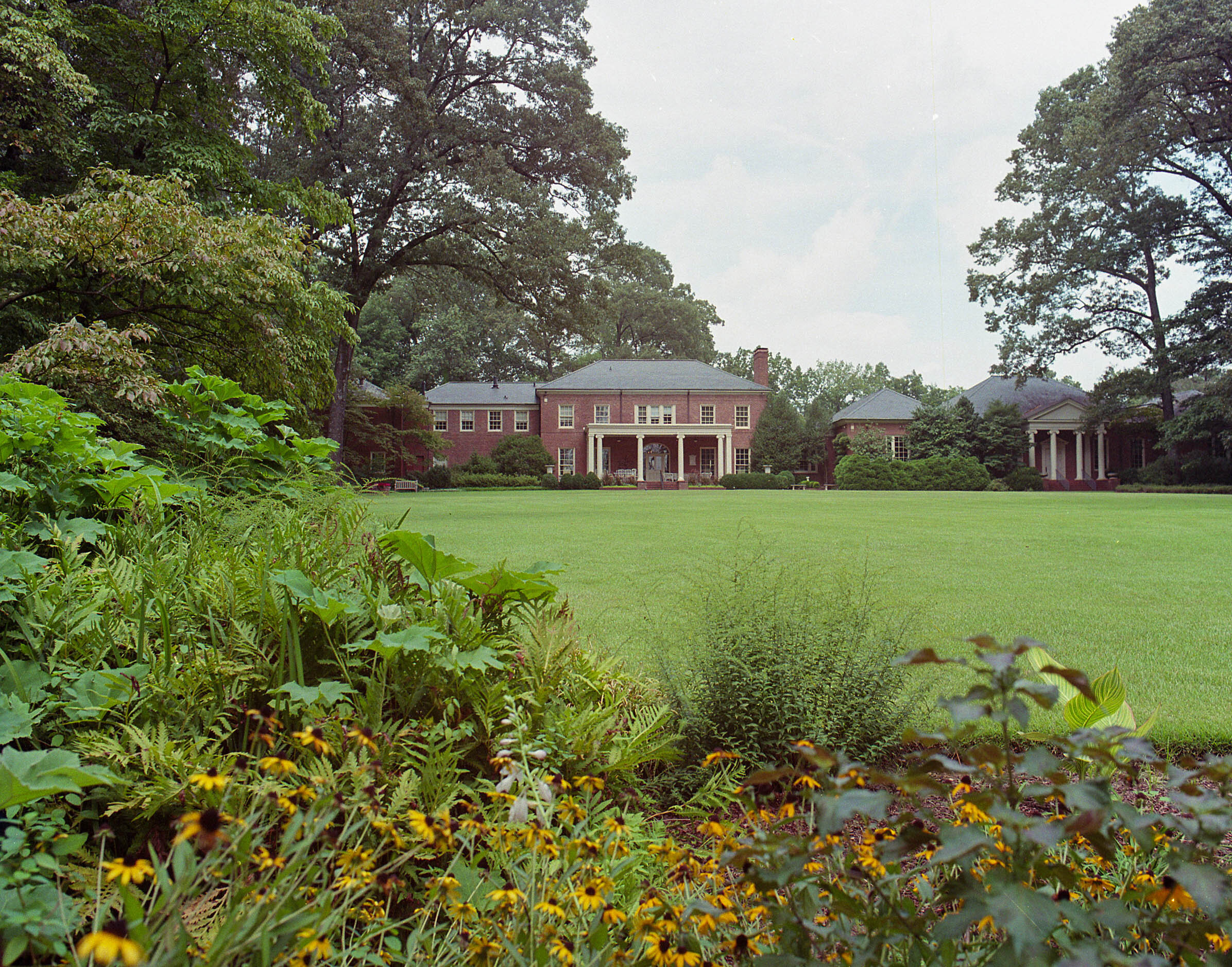 The Dixon Mansion and main lawn.