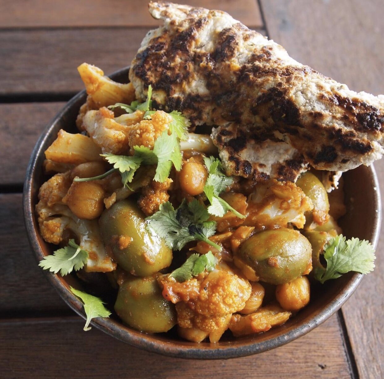 2 Ingredient Coconut Flatbreads  