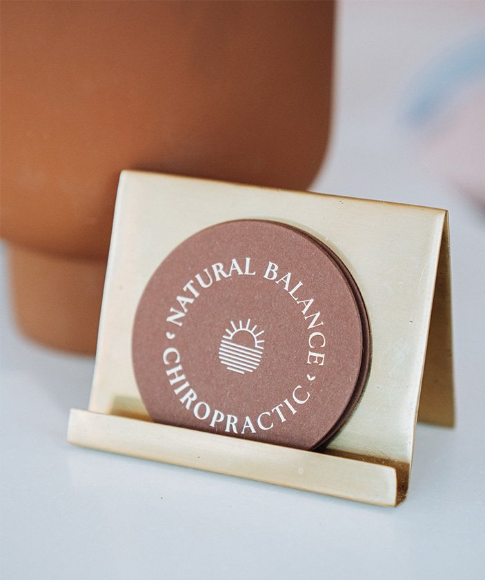 Natural Balance Chiropractic business cards
