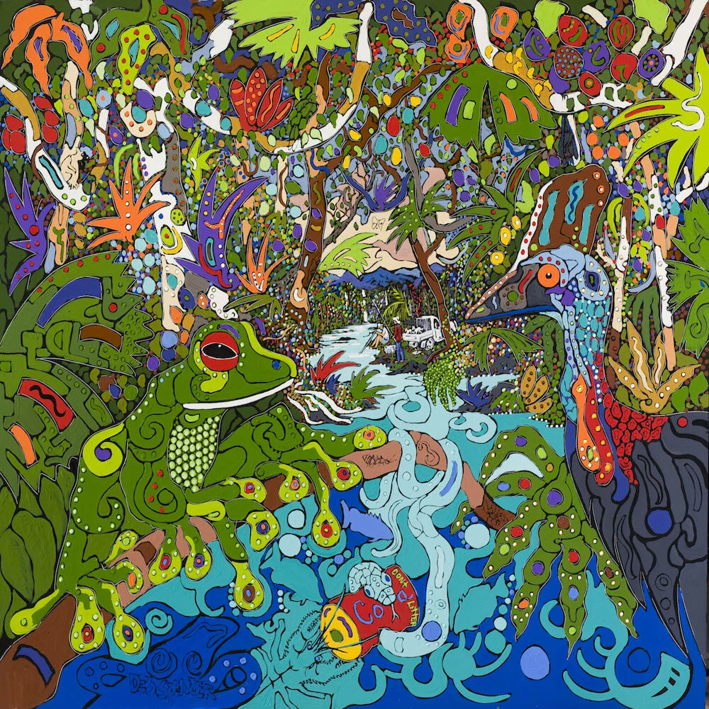 Title; Talk of the Forest Size: 90 x90cm Code R1089090OP