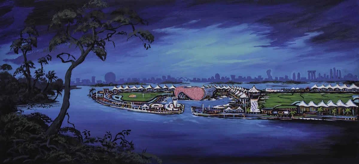 Title: Night Race Size:120 x60cm Code:U12060OP
