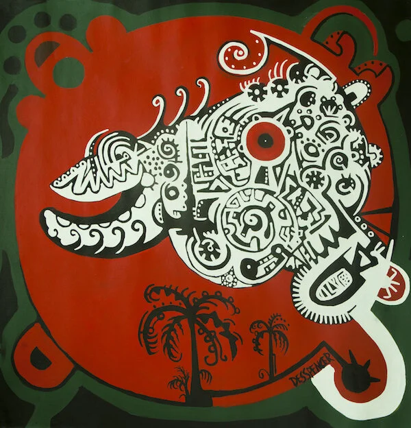 Title:Roundabout Size:90 x90cm Code:C458989OP