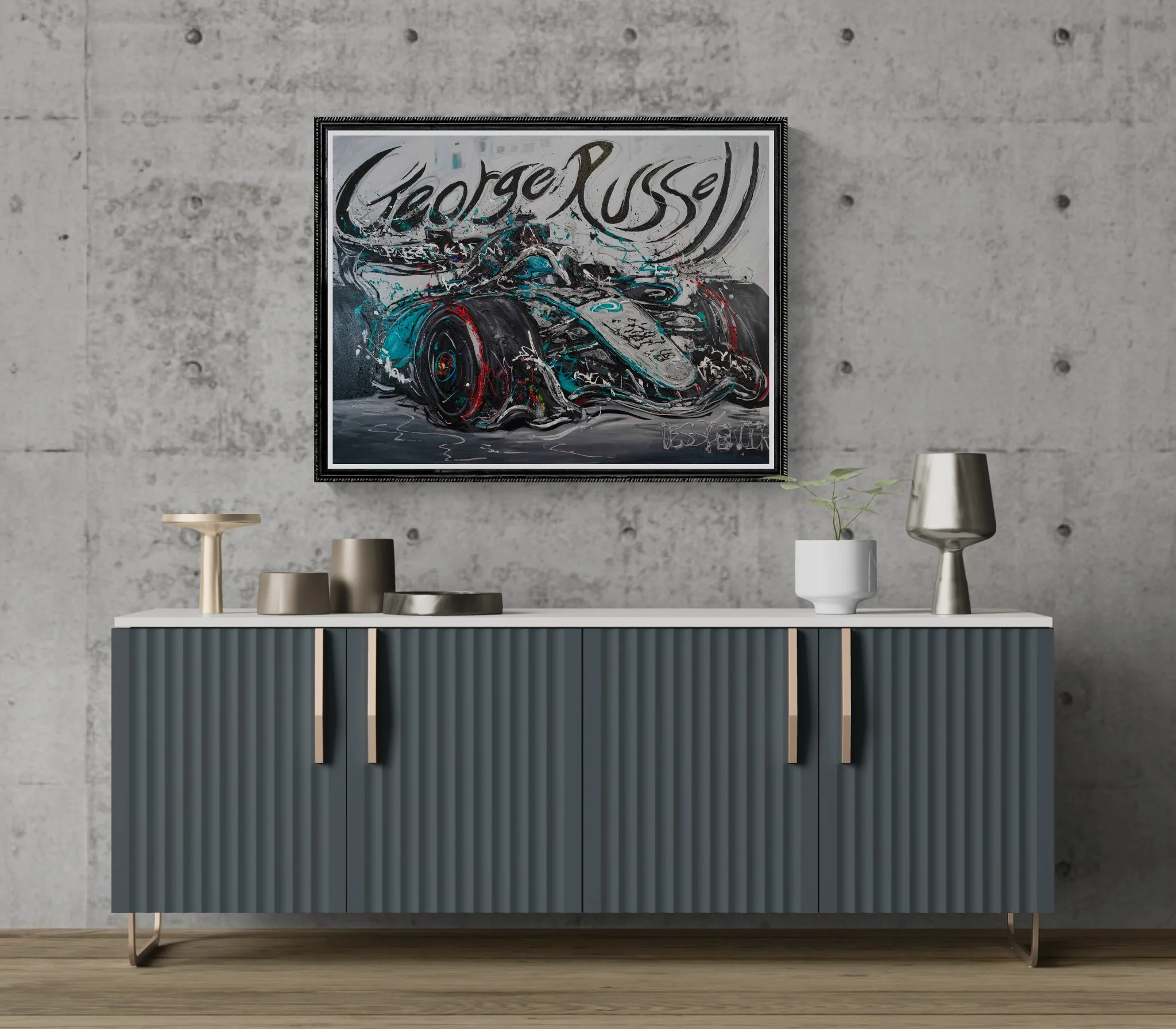 George Russell premium print room mock.jpeg
