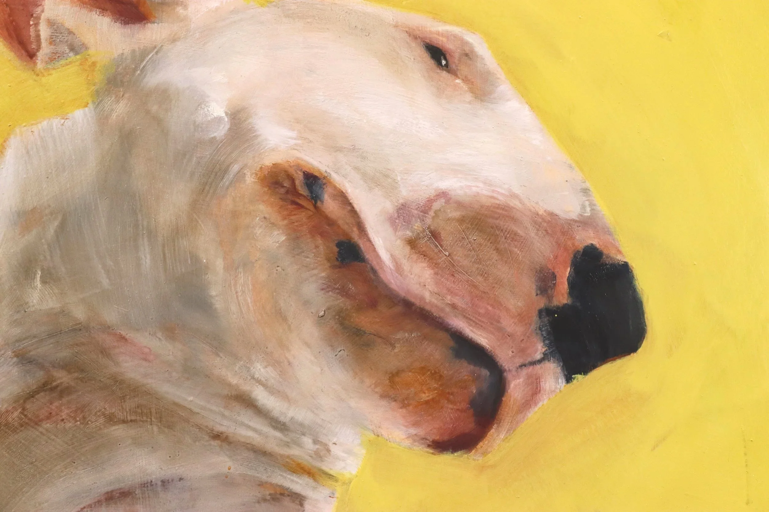 A sunny April’ 
20”x24” Oil on panel, Tray framed black.
£950