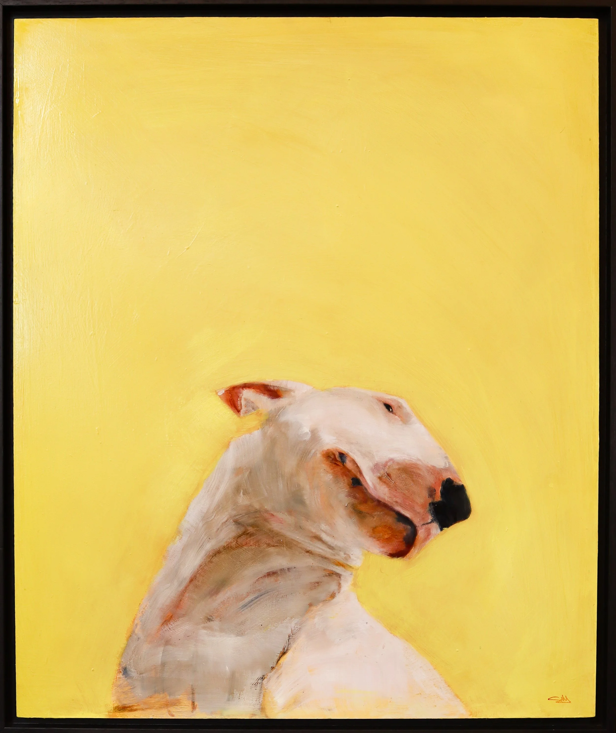 A sunny April’ 
20”x24” Oil on panel, Tray framed black.
£950
