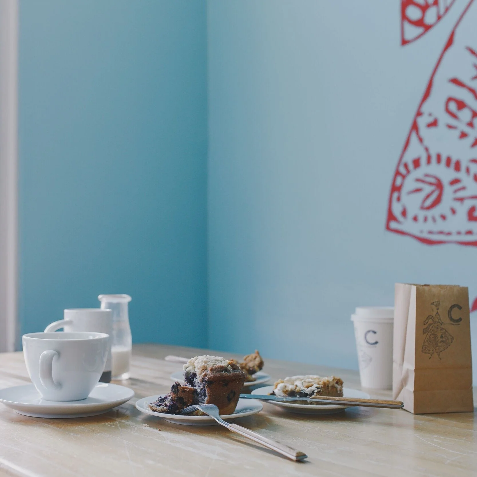 Cherbourg Bakery gluten-free menu and interior, photo 2 of 2