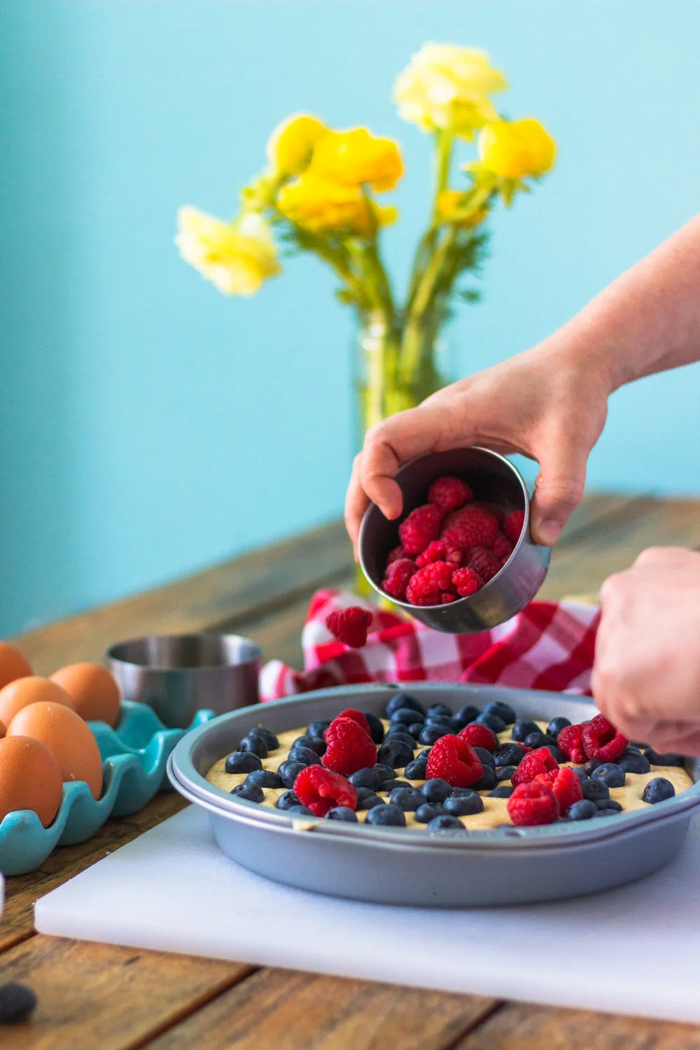Raspberry Blueberry Cake — Cherbourg Bakery