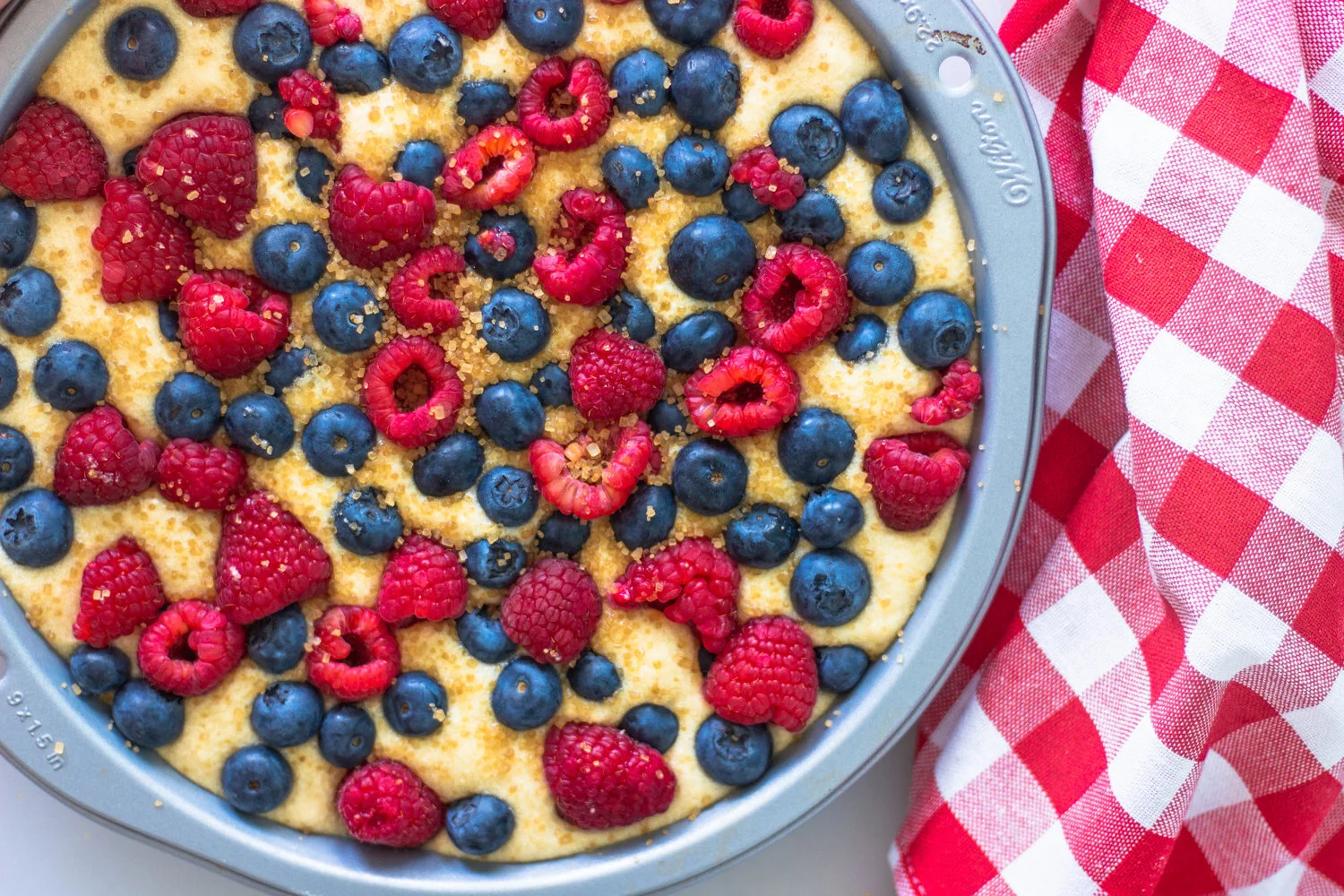 Raspberry Blueberry Cake — Cherbourg Bakery