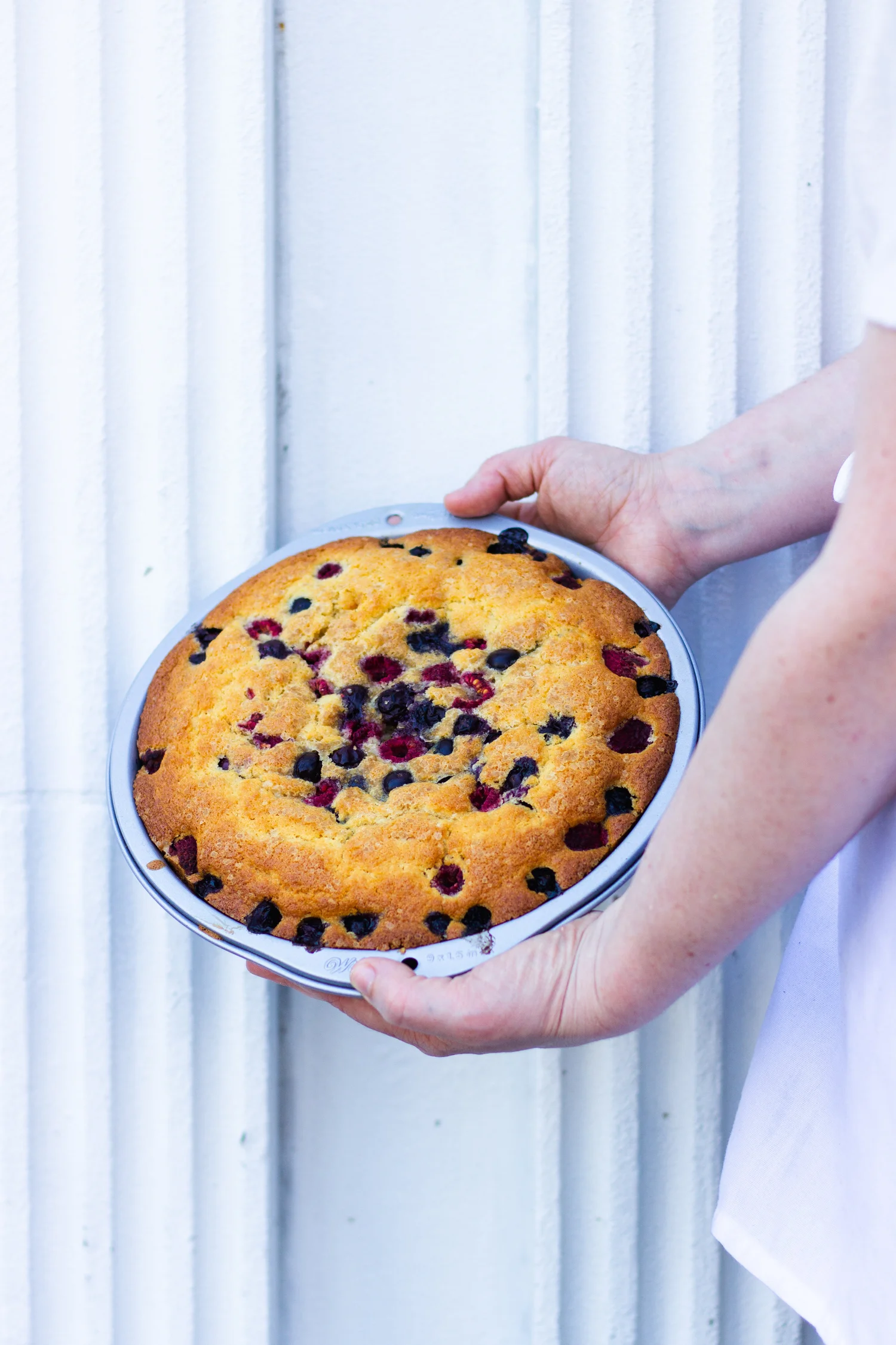 Raspberry Blueberry Cake — Cherbourg Bakery