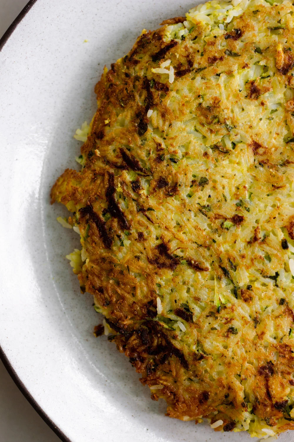 Crispy Rice Cake (with celery salad + avocado) — Cherbourg Bakery