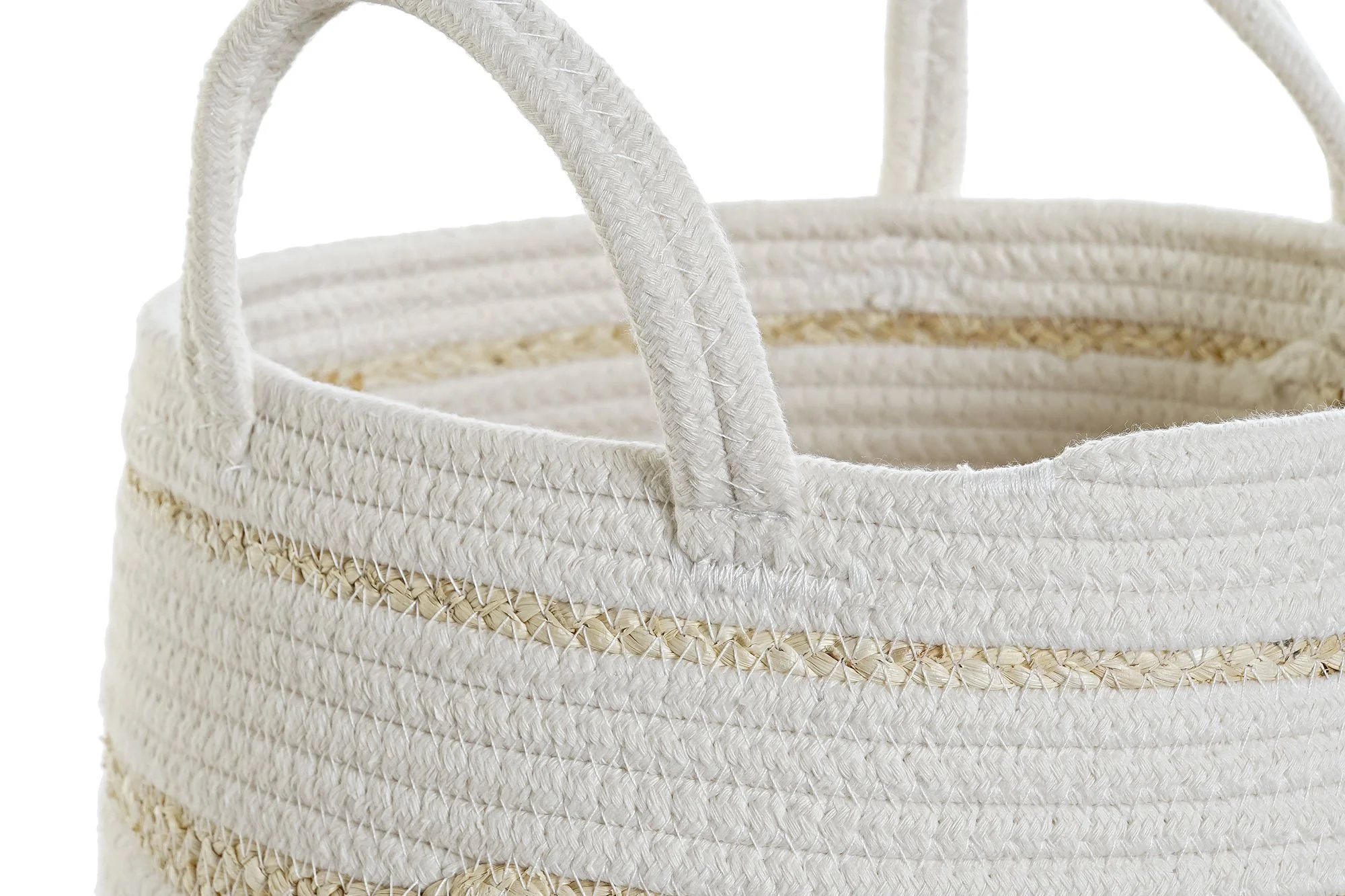 Cesta Textil Blanco