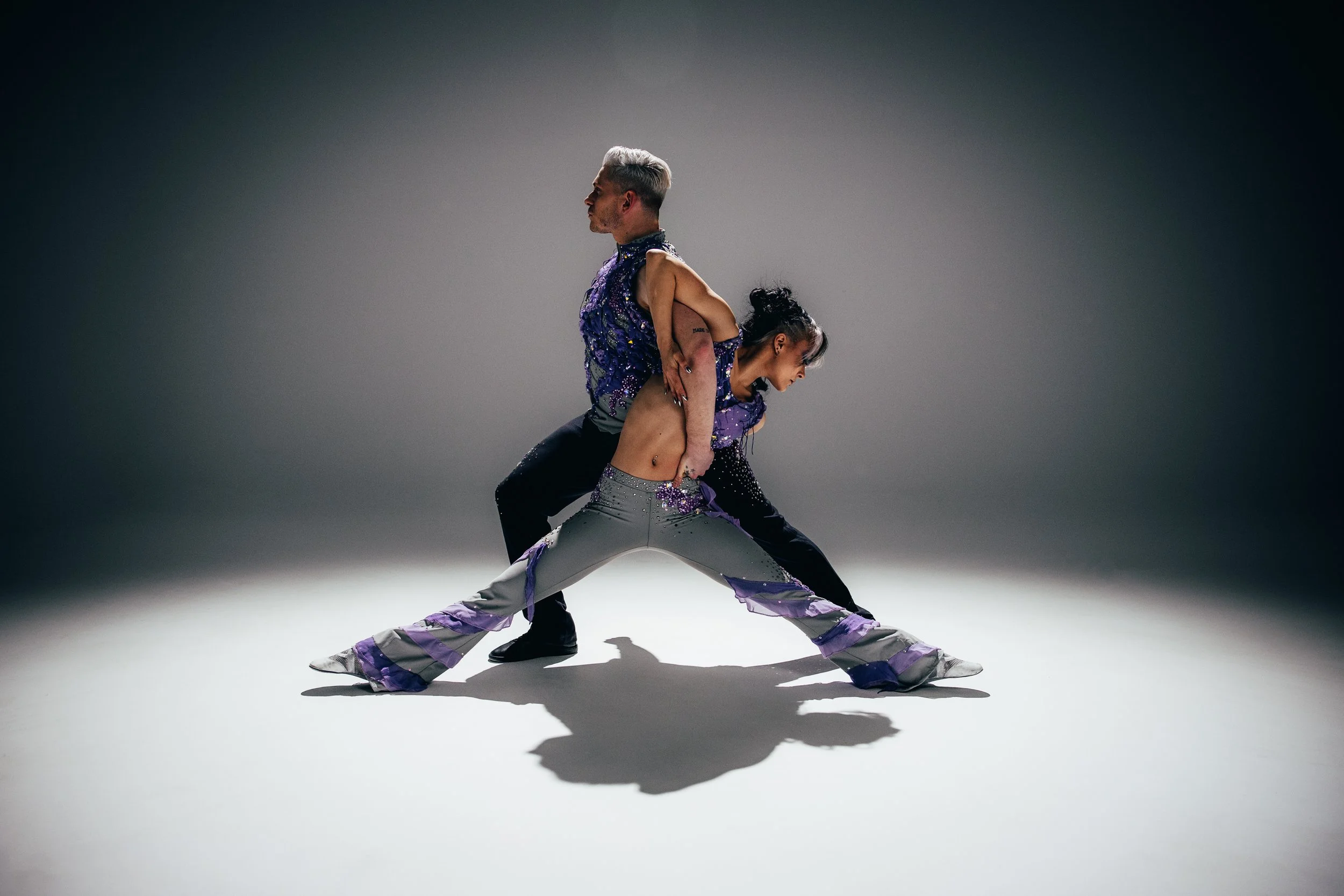 Thibault and Nicole Ramirez, Another Love photoshoot. Costumes by Clemence Ramirez.