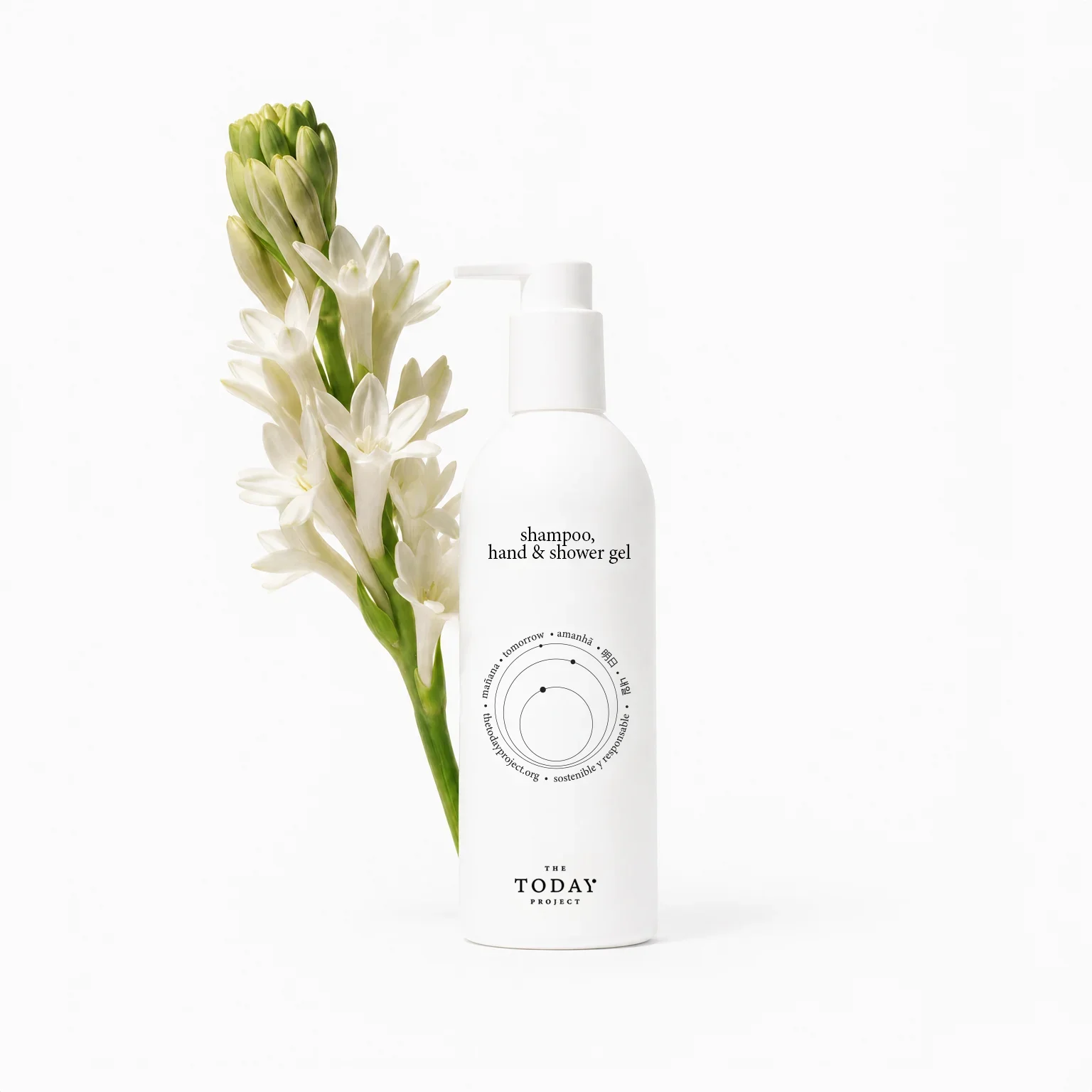 TUBEROSE DAWN shampoo, hand & shower gel
