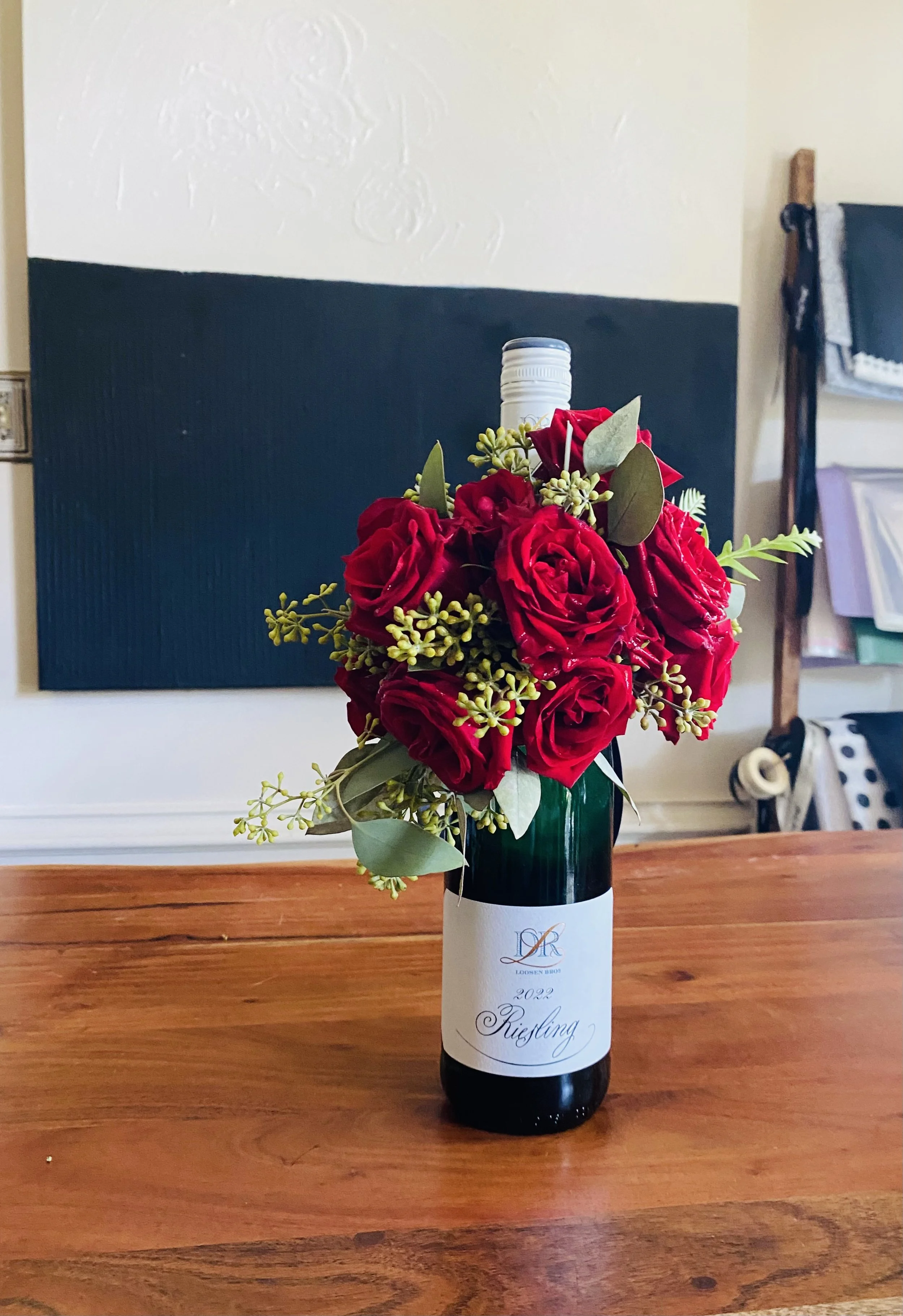 Bottle Bouquet - (Flowers only)