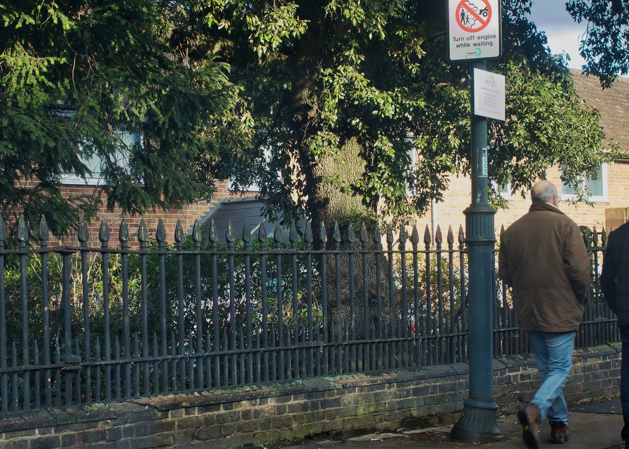 Walking by the cemetery