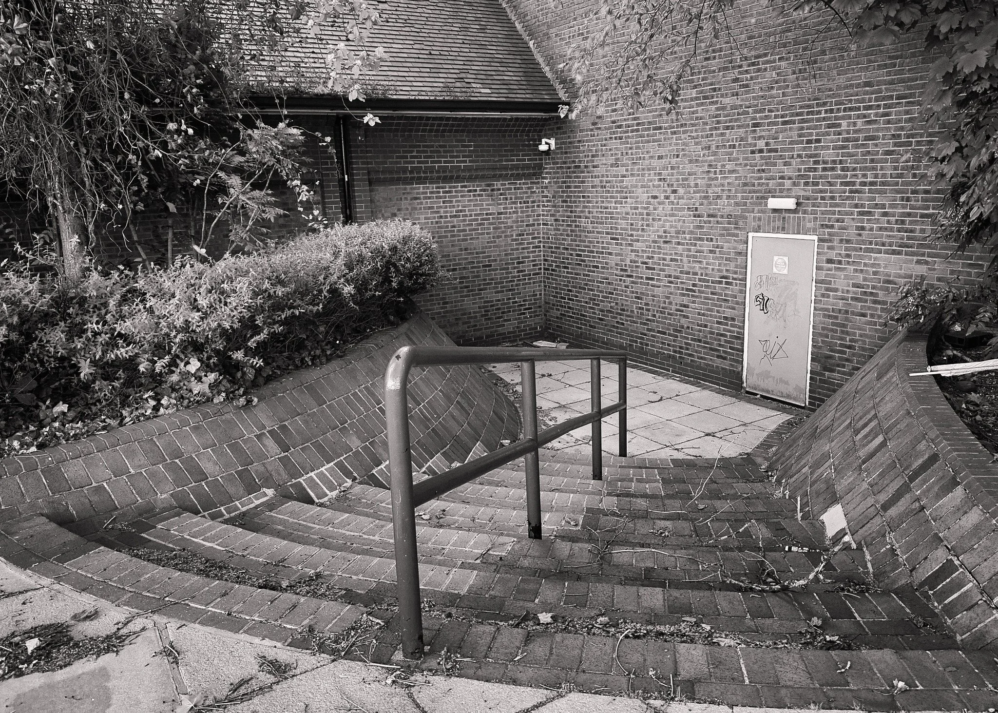 Brick stairs