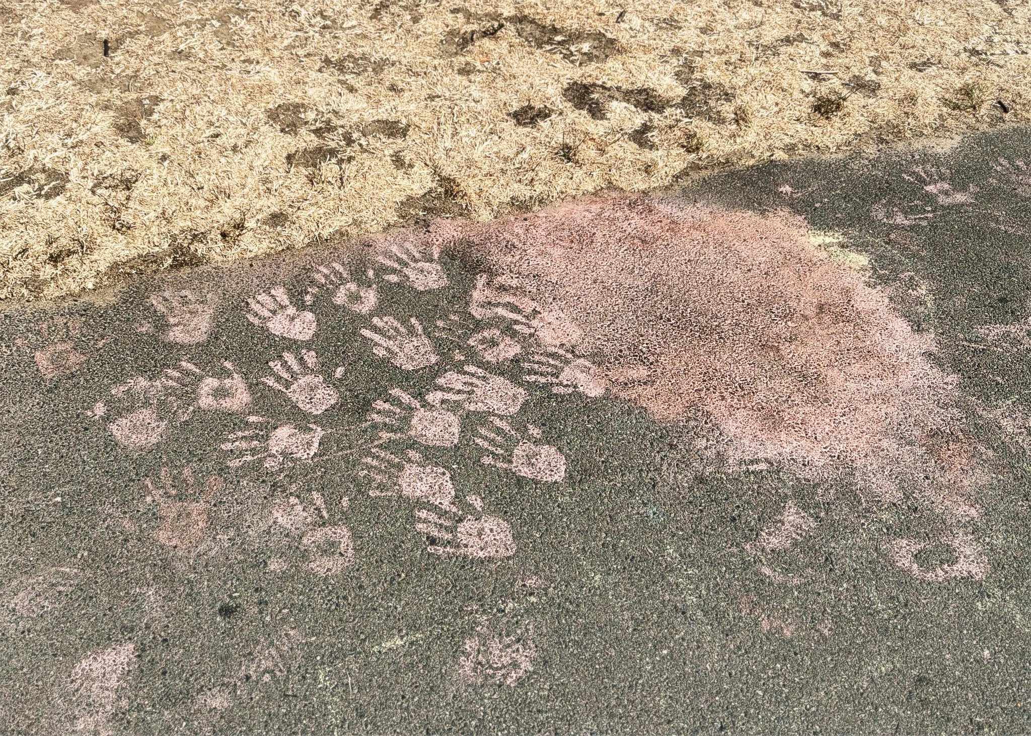 Little pink handprints