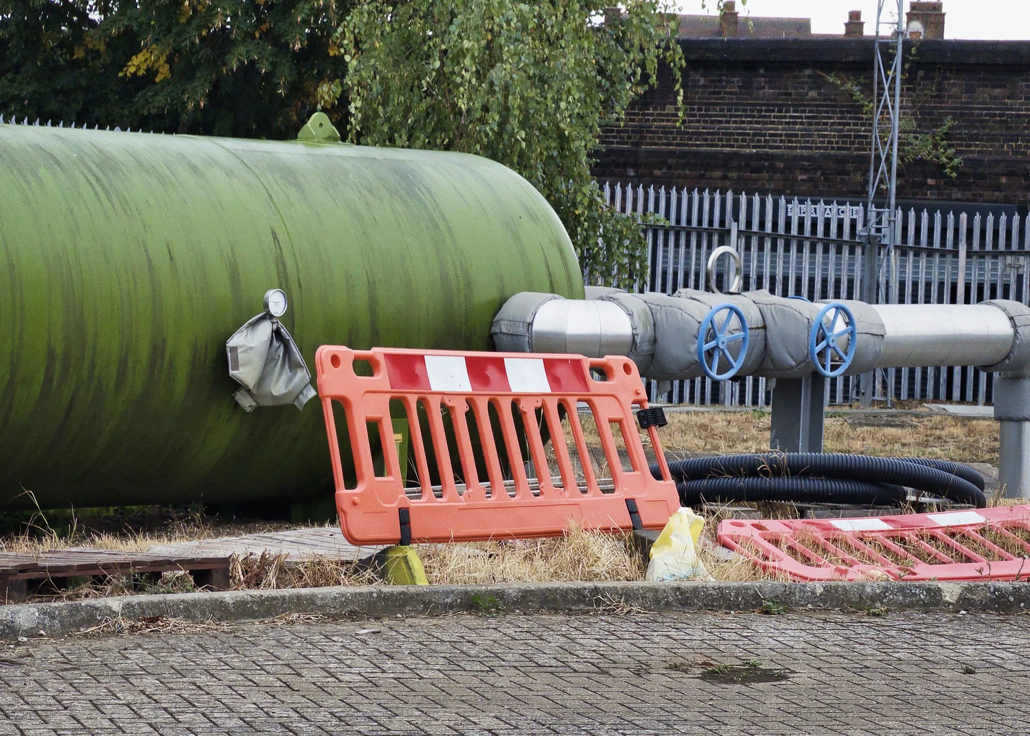 Green tank at Streatham Pumping Station