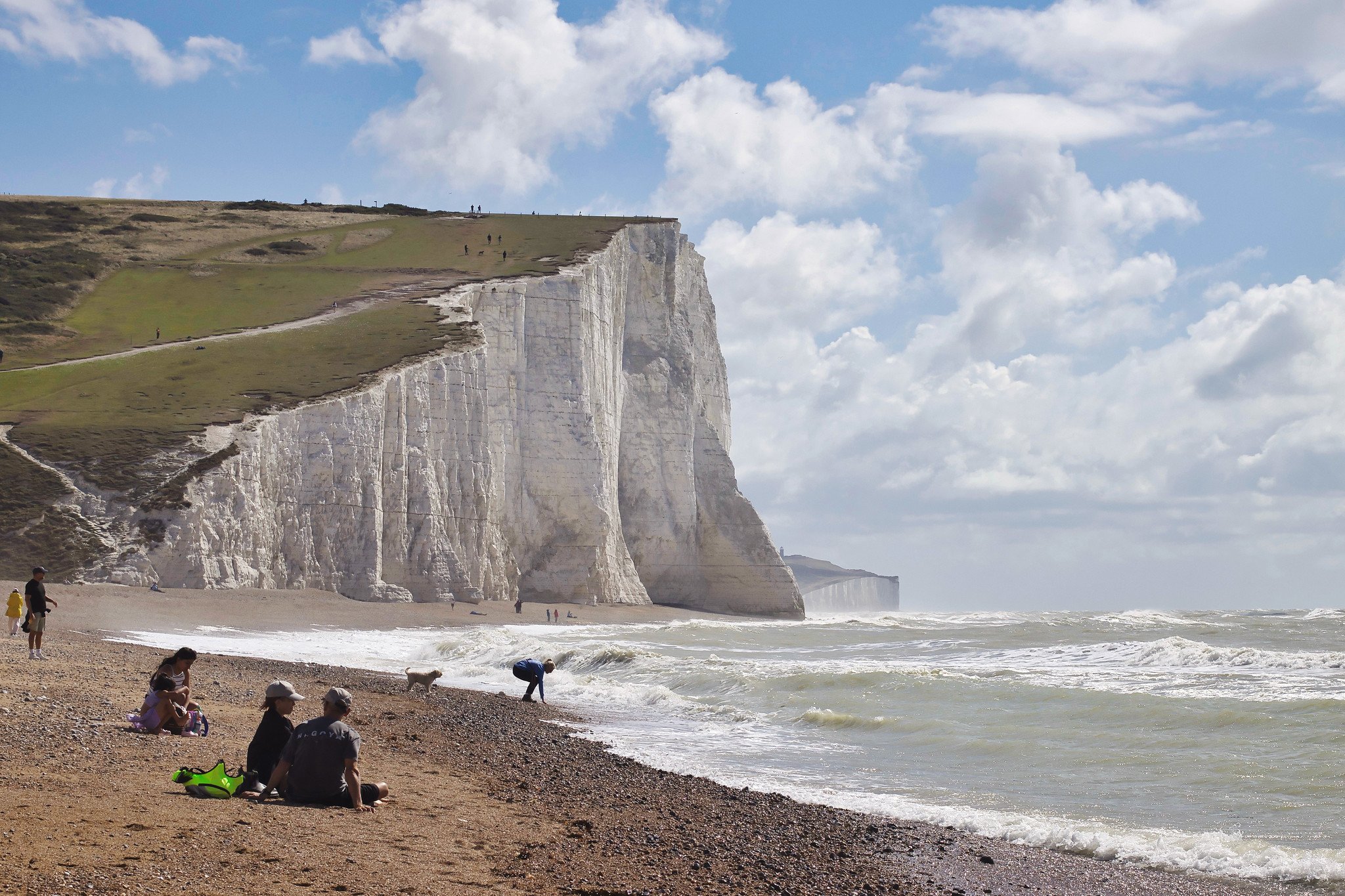 Haven Brow, from Cuckmere Haven beach