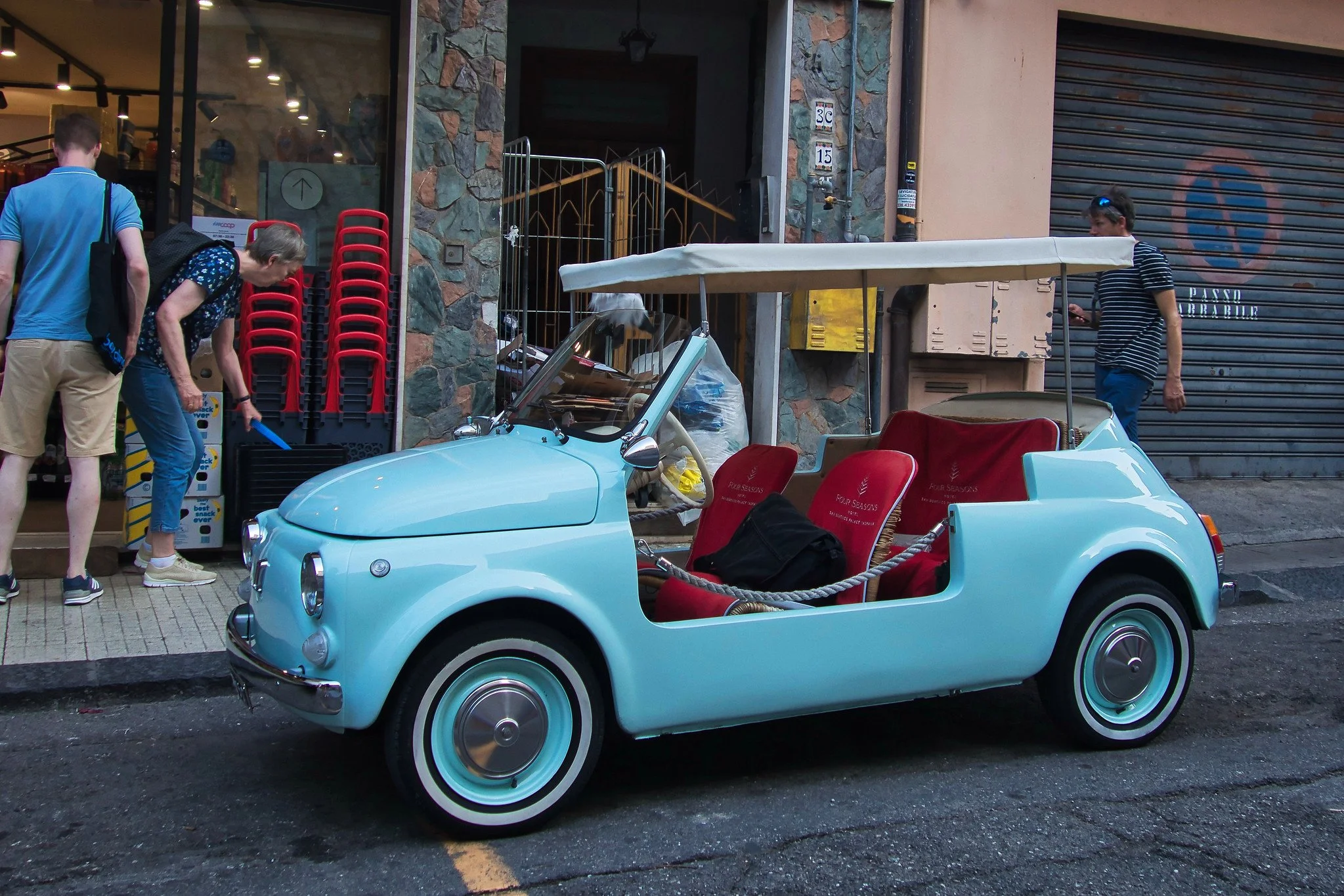 Fiat 500 'Jolly' in Taormina