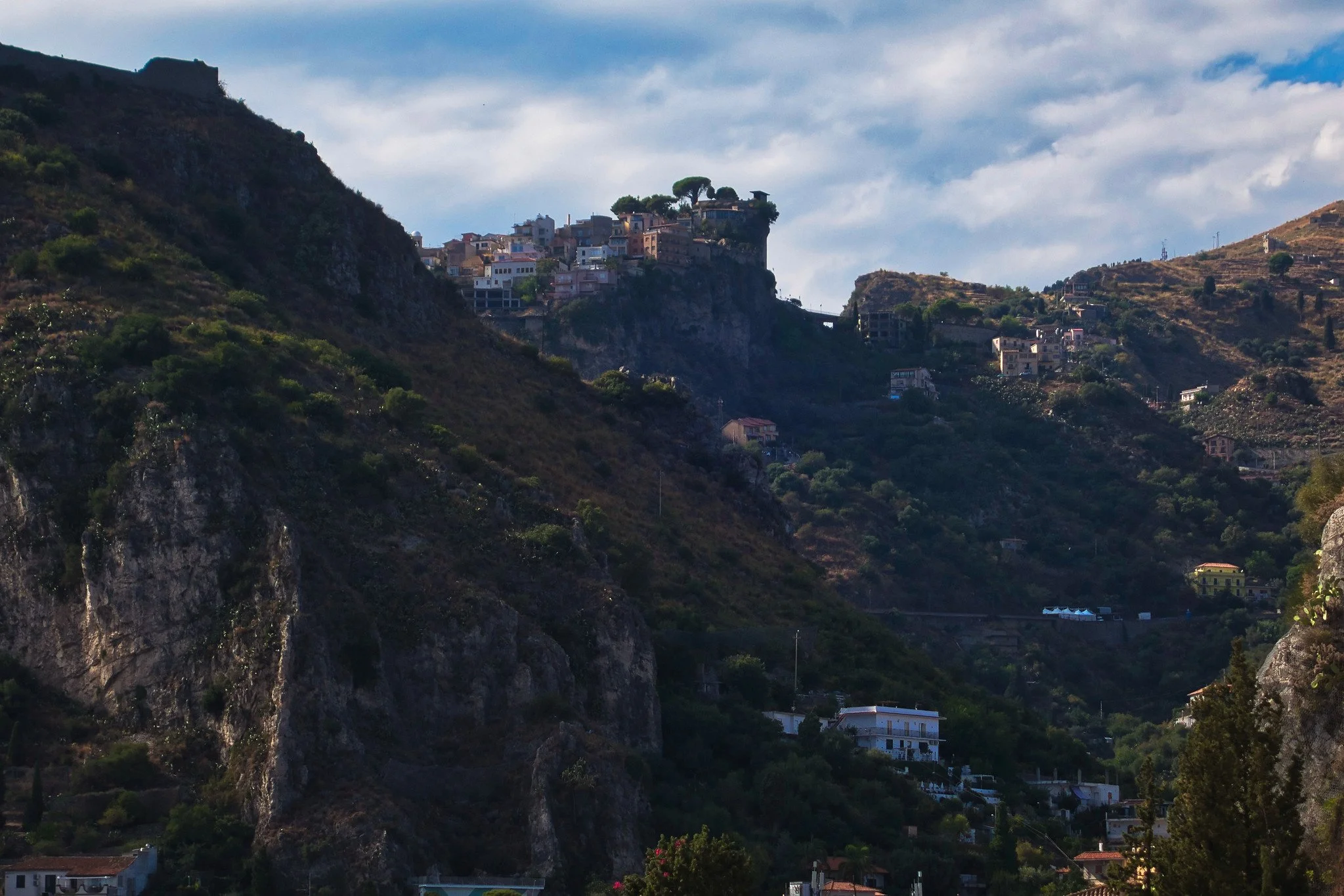 Castelmola from Taormina